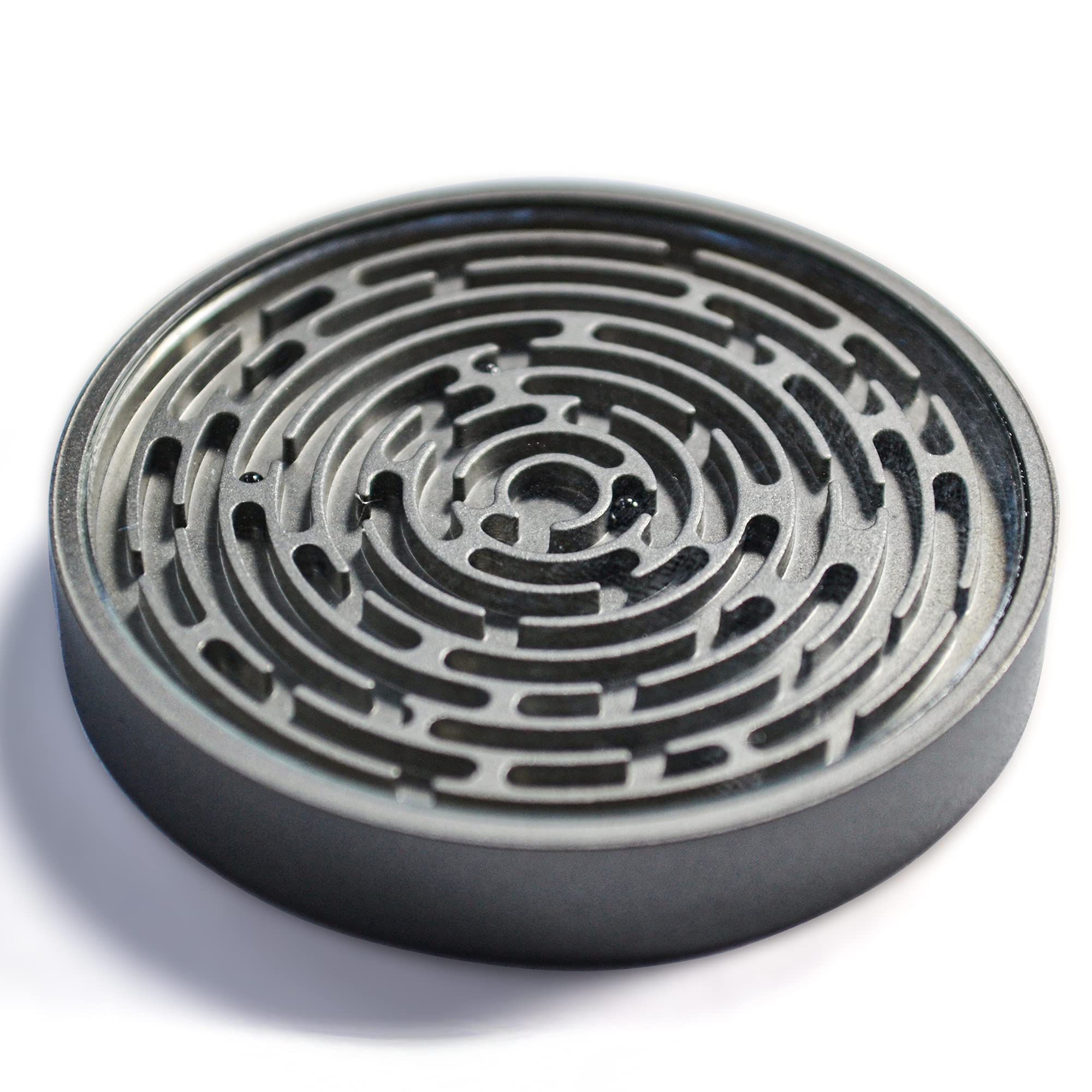 WANERSEN EDC Fidget Toy - Brass & Titanium Maze Puzzle, CNC Machined Stress Relief Toy for Adults, Pocket-Sized Decompression Game for Home, Office & Travel | Perfect for Anxiety Relief, Focus & Relaxation