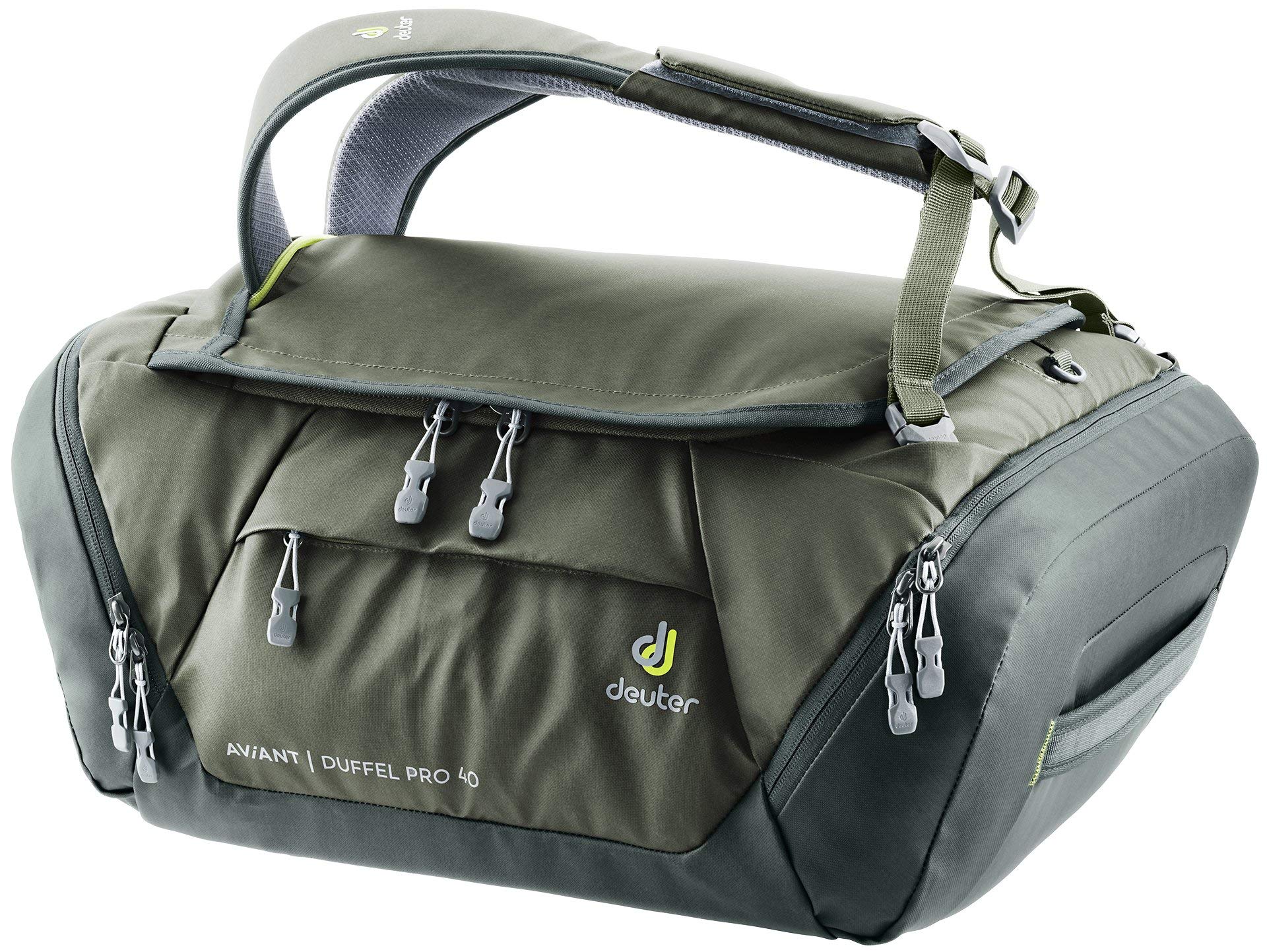 Deuter Aviant Duffel Pro 60L Travel Duffel Bag - Durable Water-Resistant Red Carry-On Luggage for Hiking, Camping & Adventure Travel