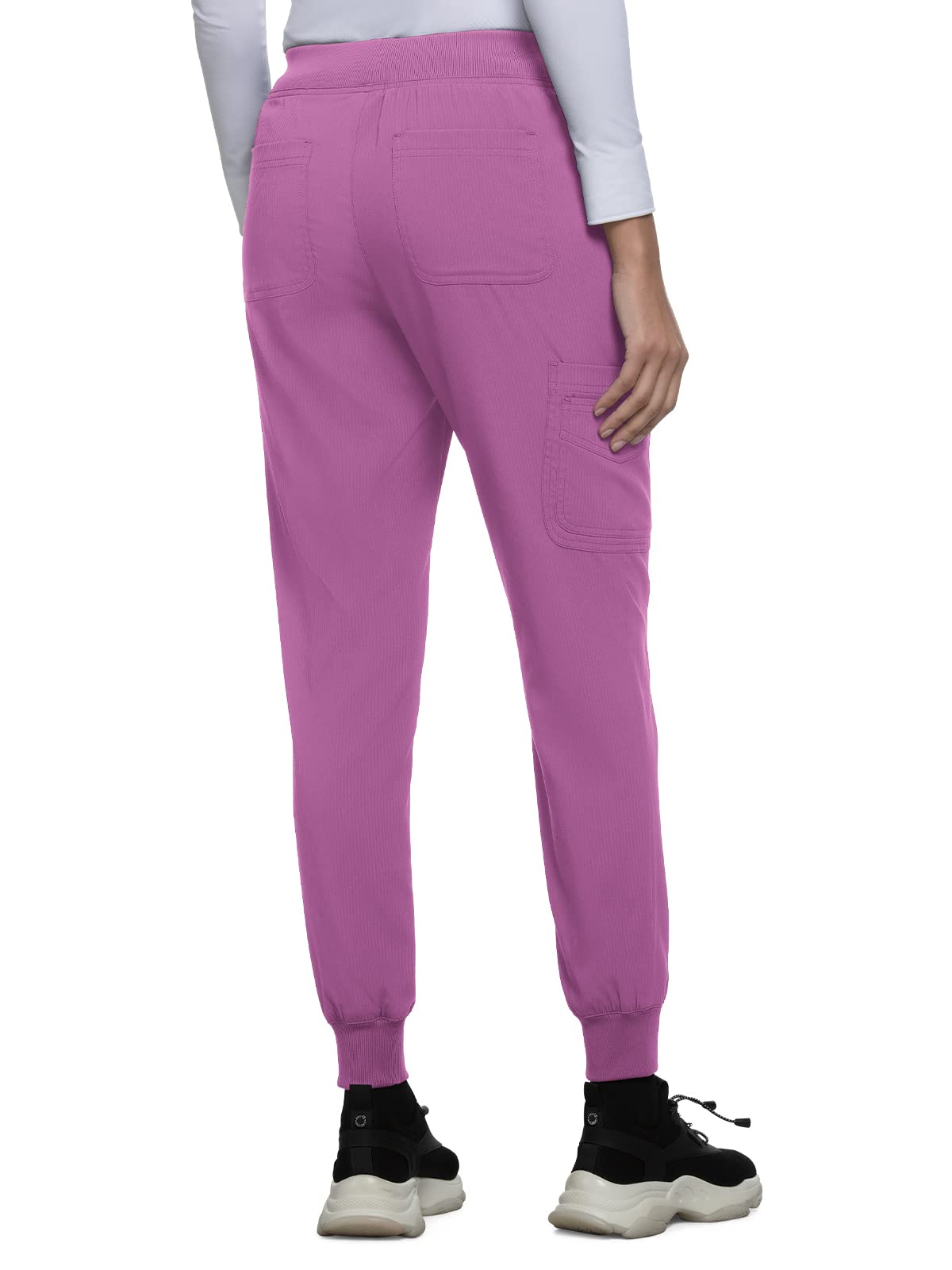 KOI Lite 750 Women's Fierce Jogger Pants - Radiant Mauve XS-Tall | High Waisted Athletic Running Joggers for Women | Gym, Yoga, Lounge & Casual Wear