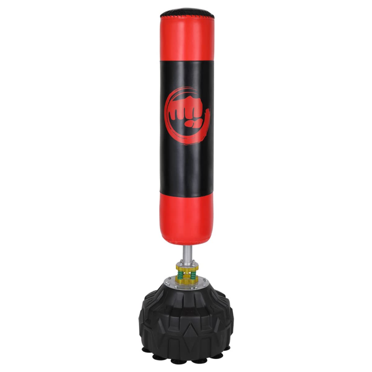 MengK Vertical Base Boxing Punching Bag Stand - 50 x 50 x 30 cm Heavy Duty Training Equipment for Home Gym, Martial Arts & Fitness Workouts