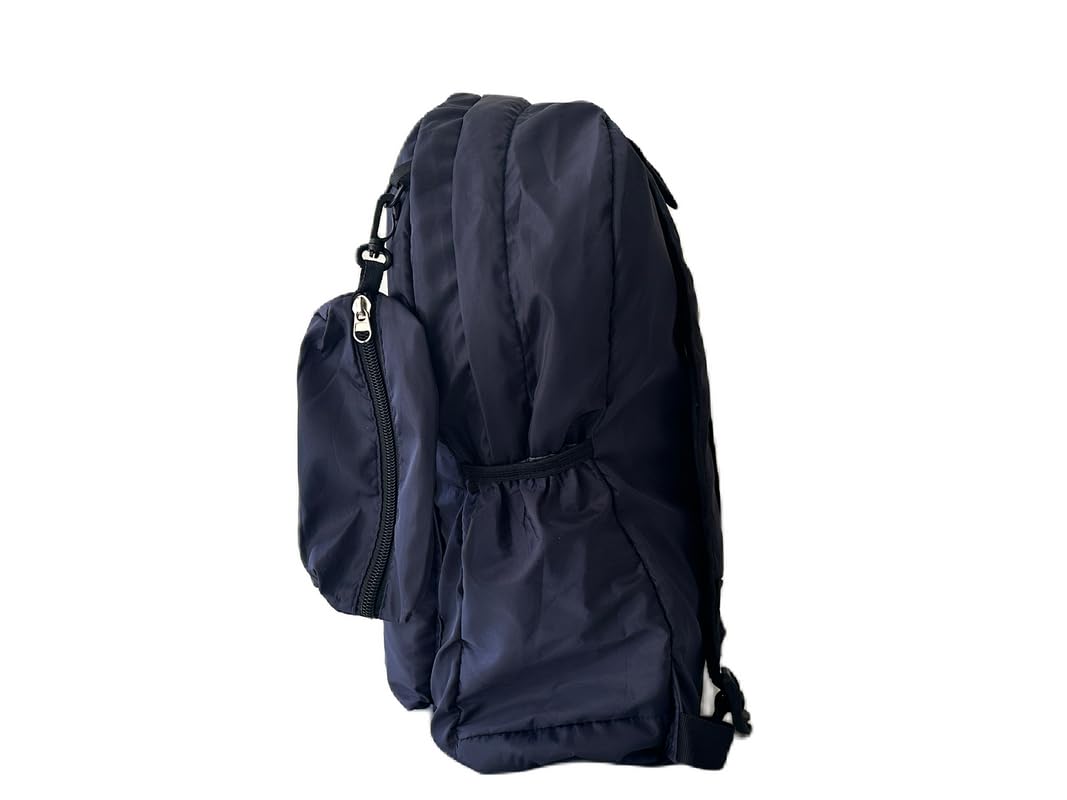 Stylish Durable Women's Casual Backpack for Office, College & Travel - Lucky Rabbit Navy Blue Medium Size | Perfect for Work, School & Everyday Commute