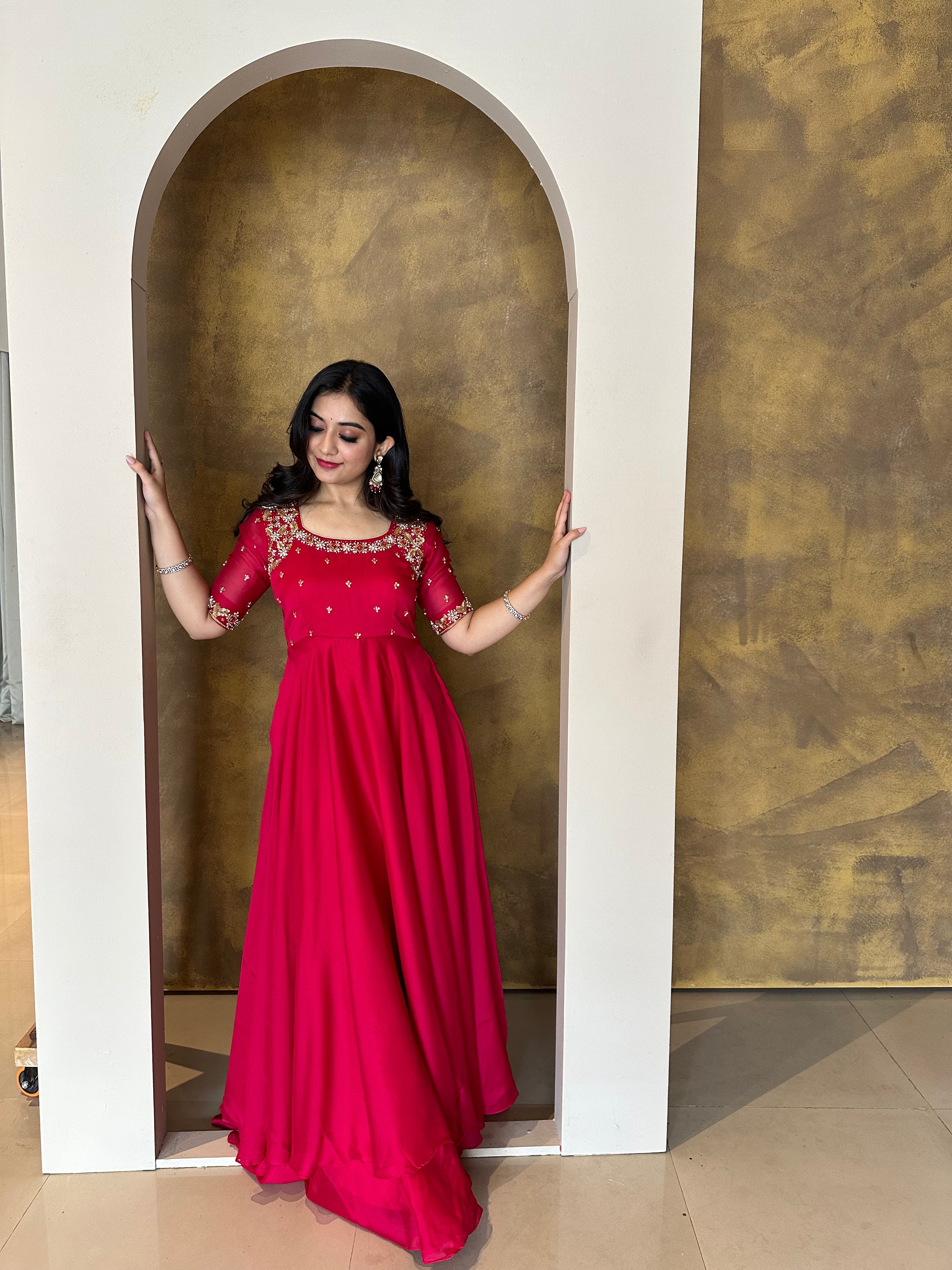 Roshika Premium Handmade Lehenga Choli Set for Women - Traditional Indian Bridal Wear for Weddings & Festivals
