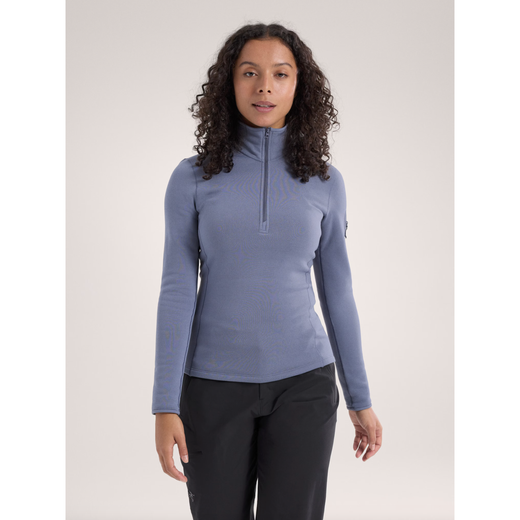 Arc'teryx Women's Kyanite Baselayer Zip Neck - Lightweight Fleece Jacket for Hiking, Running & Outdoor Activities | Moisture-Wicking & Breathable Mid Layer