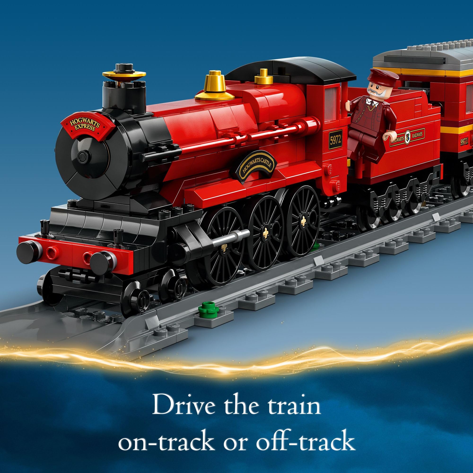 LEGO Harry Potter Hogwarts Express & Hogsmeade Station 76423 Building Set - Collectible Train Model with 8 Minifigures, Tracks & Ticket Office - Perfect Gift for Kids 8+ | Harry Potter Toys for Creative Play & Display