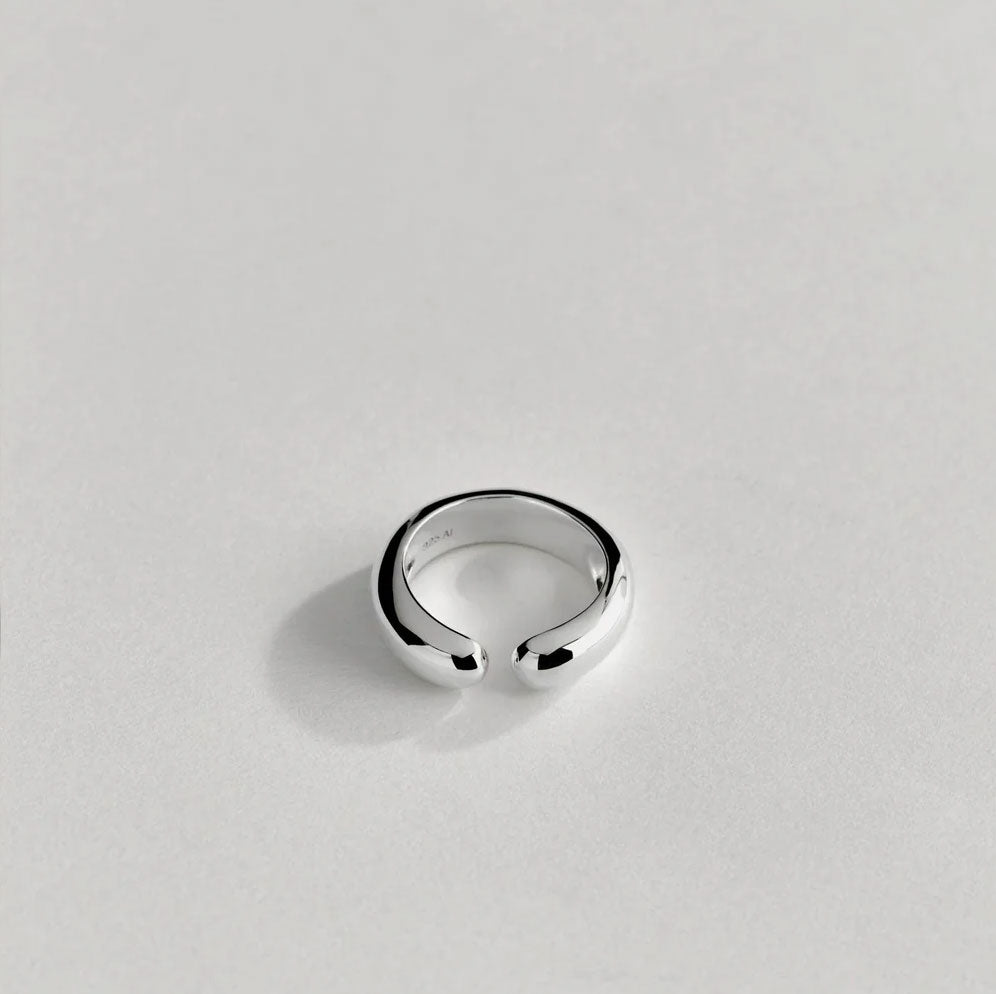 Wide Band Silver Ring for Women - Elegant Statement Jewelry for Everyday Wear, Parties & Special Occasions