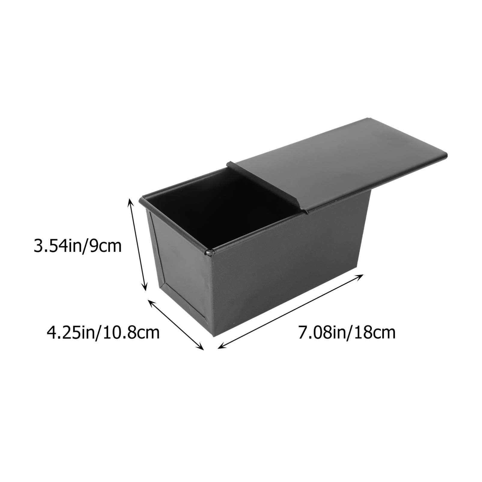 Premium Stainless Steel Loaf Pan with Lid - Nonstick Baking Pan for Bread, Cake & Toast - Oven Safe Bread Box with Quick Release Coating - Perfect for Homemade Banana Bread, Pound Cake & Artisan Loaves