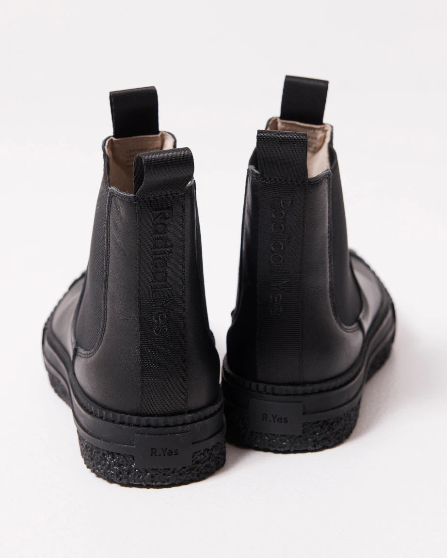 Barbar Chelsea Boots for Men & Women - Black Leather Ankle Boots - Stylish & Comfortable for Casual Outfits, Work & Outdoor Activities