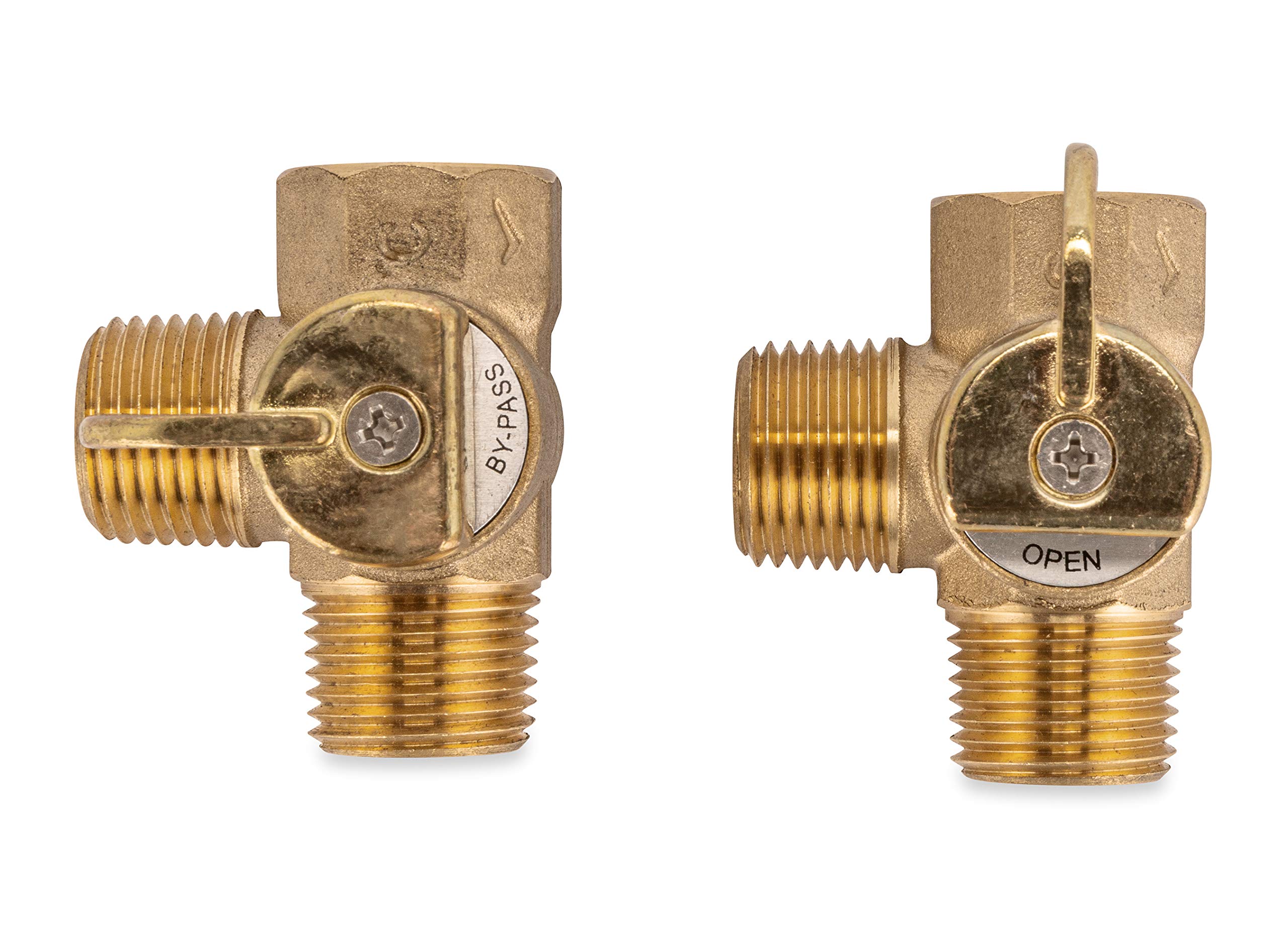 Camco RV Water Heater Bypass Kit - Winterizing Kit for Campers with 8-Inch Nylon Reinforced Hose & 2 Brass Valves (Model 35953) | Perfect for RV Winterization & Water Heater Maintenance