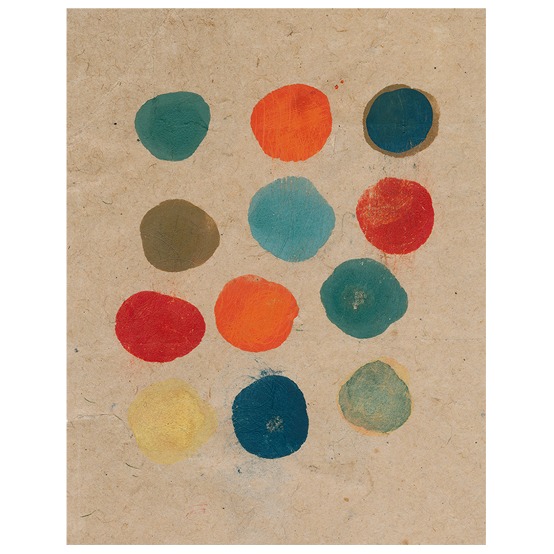 19th Century Indian Color Study (Page 85) - Vintage Art Print for Home Decor, Office Wall Art & Historical Collections