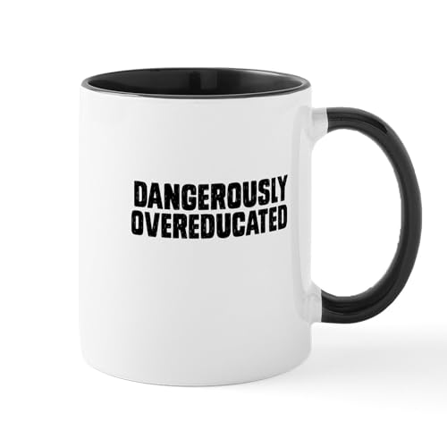 White/Black Inside - Dangerously Overeducated Mugs