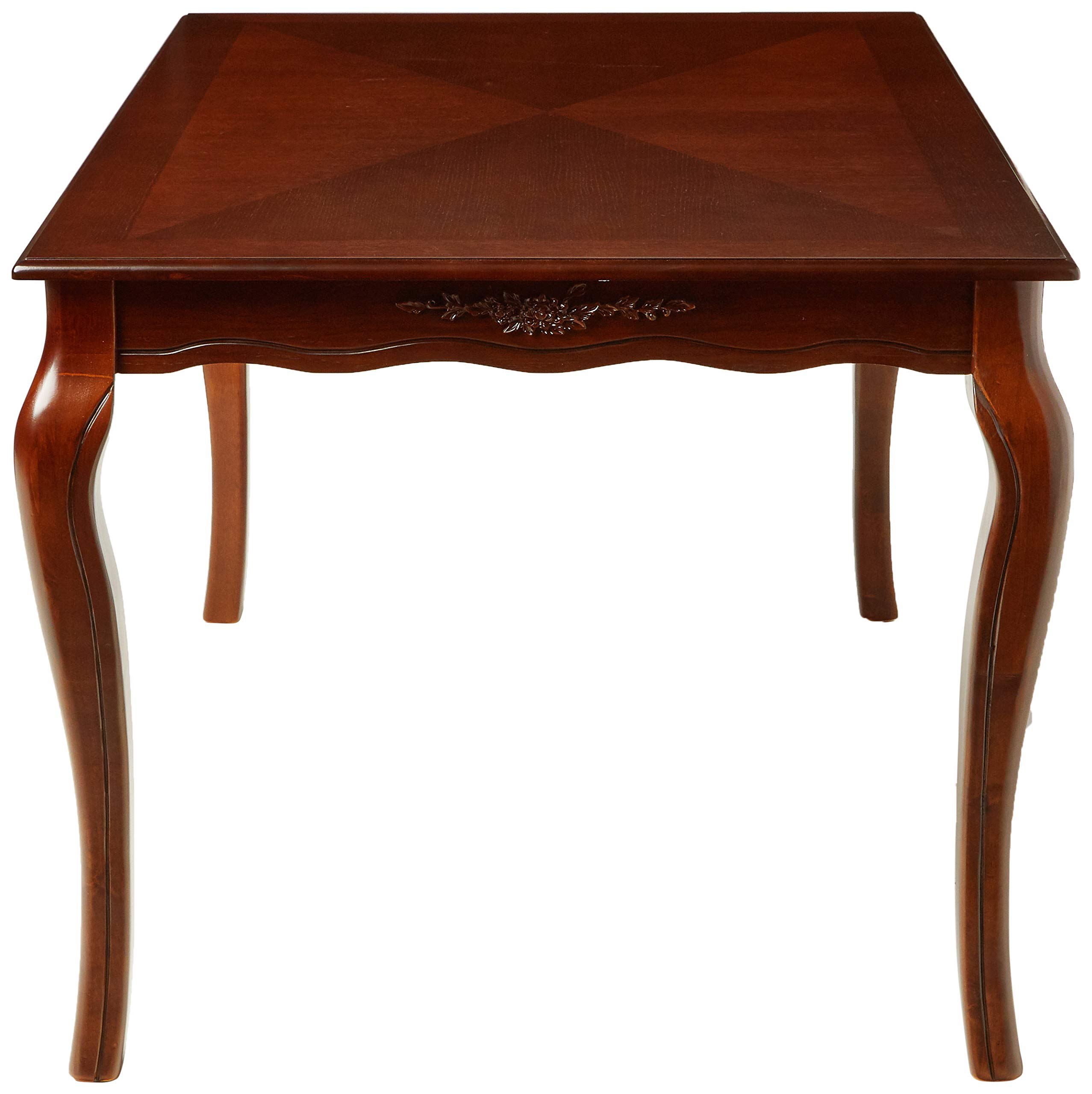 Furniture of America Kathryn Classic Style Dining Table - Dark Walnut Finish | Elegant Dining Room Furniture for Home & Restaurant Use