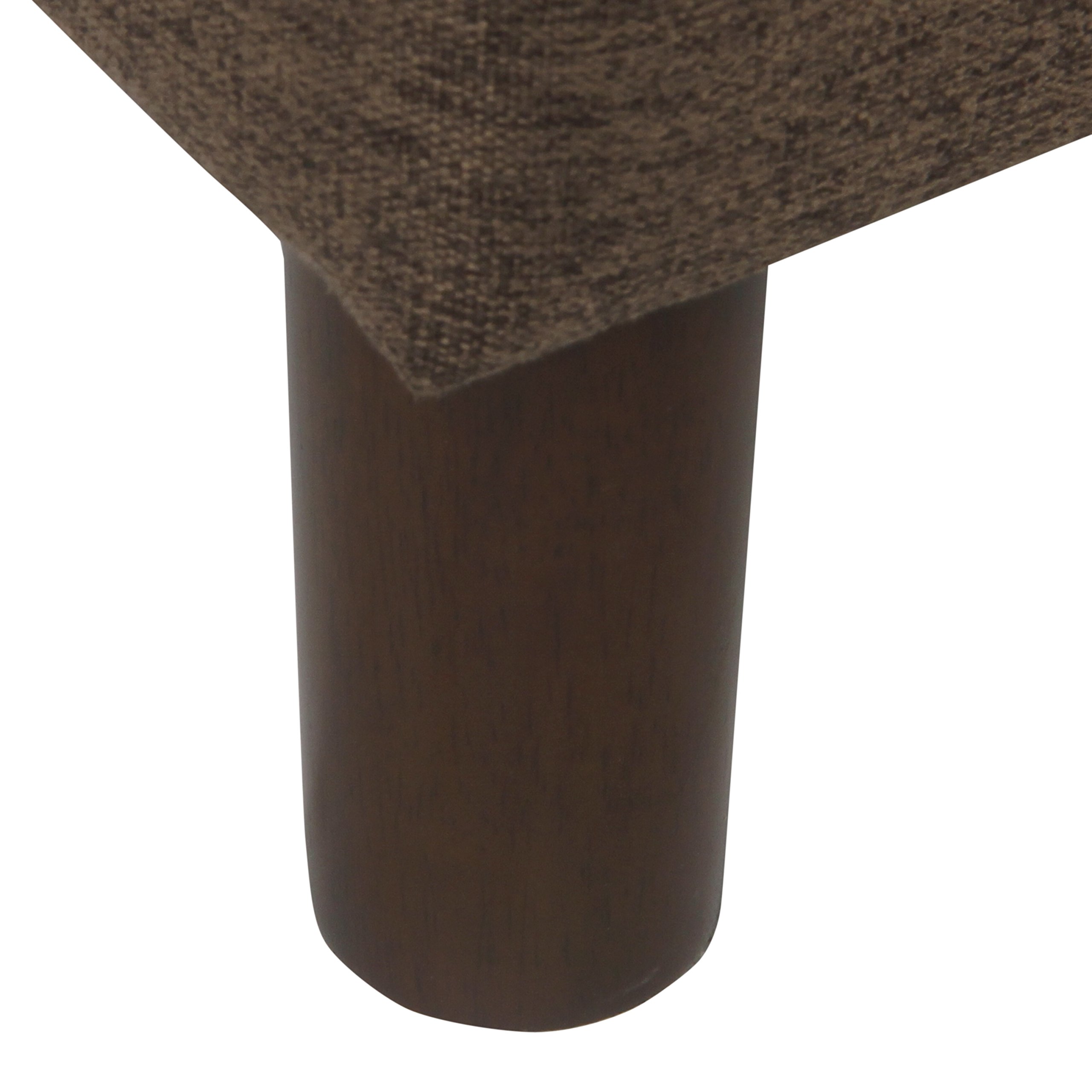 Modern Storage Ottoman - Dinah Collection | Chocolate Brown Upholstered Ottoman with Hidden Storage | Perfect for Living Room, Bedroom & Home Office Organization