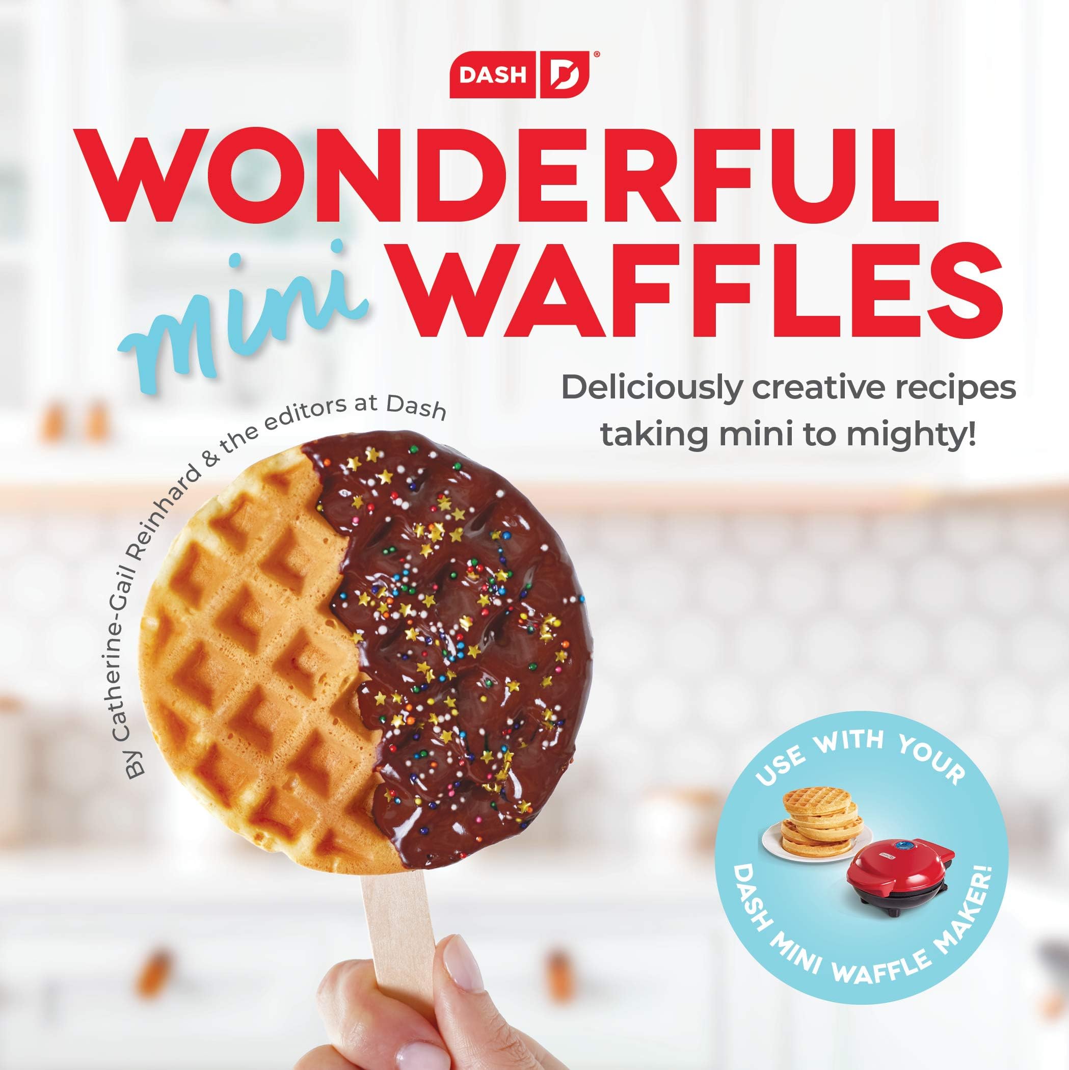 **DASH DMW001BK Mini Waffle Maker for Waffles, Hash Browns & Keto Chaffles – Includes Recipe Book – Perfect for Breakfast, Snacks & Low-Carb Diets**