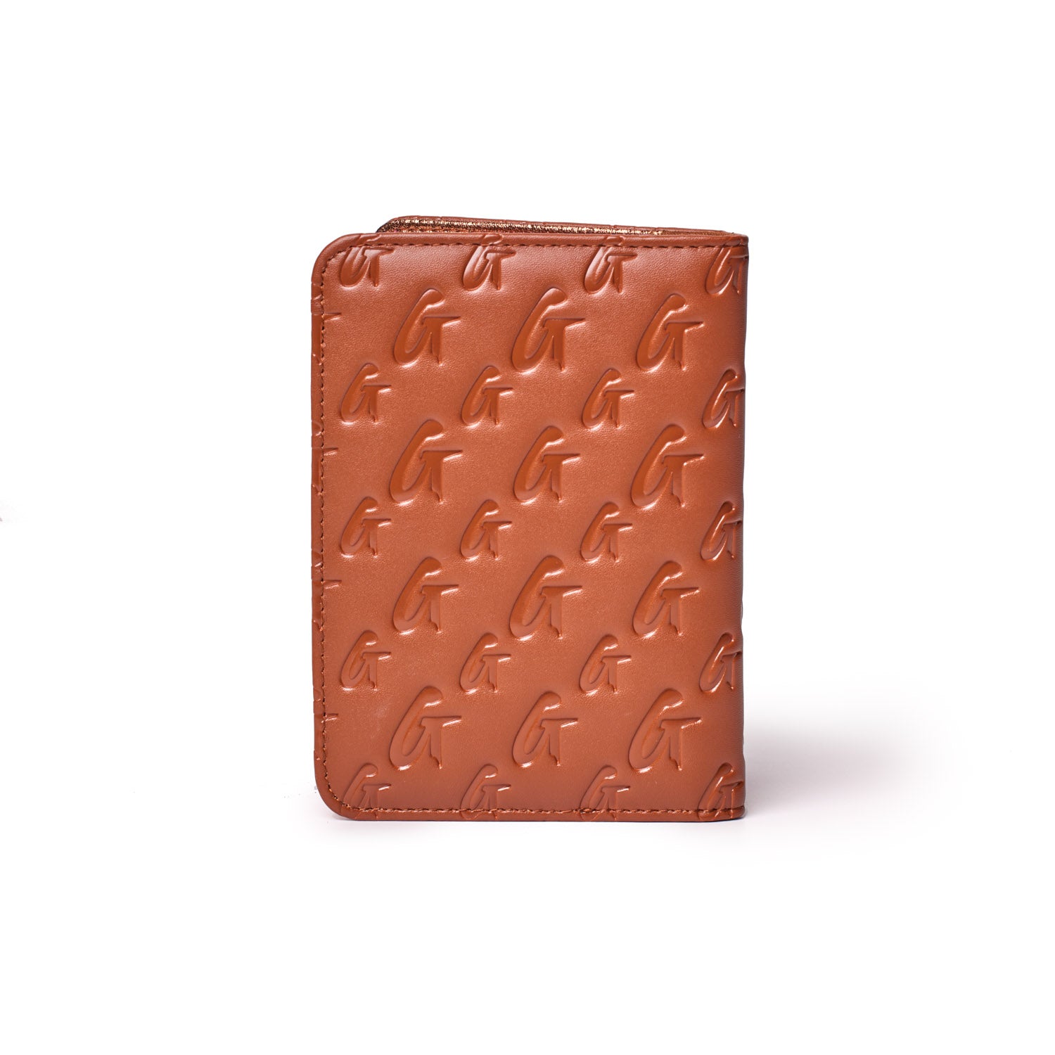 Luxury Monogram Passport Holder in Brown - RFID Blocking Travel Wallet for Women & Men - Perfect for Airports, Vacations & Business Trips