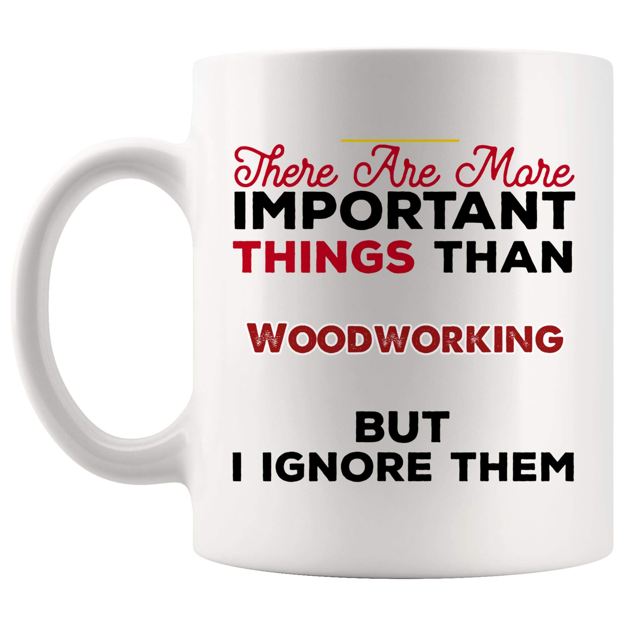 Woodworking Mug - Premium Coffee & Tea Cup for Carpenters, Woodworkers, Artisans | Perfect Gift for DIY Enthusiasts, Sculptors, Roofers & Bricklayers | Great for Workshops, Job Sites & Creative Spaces