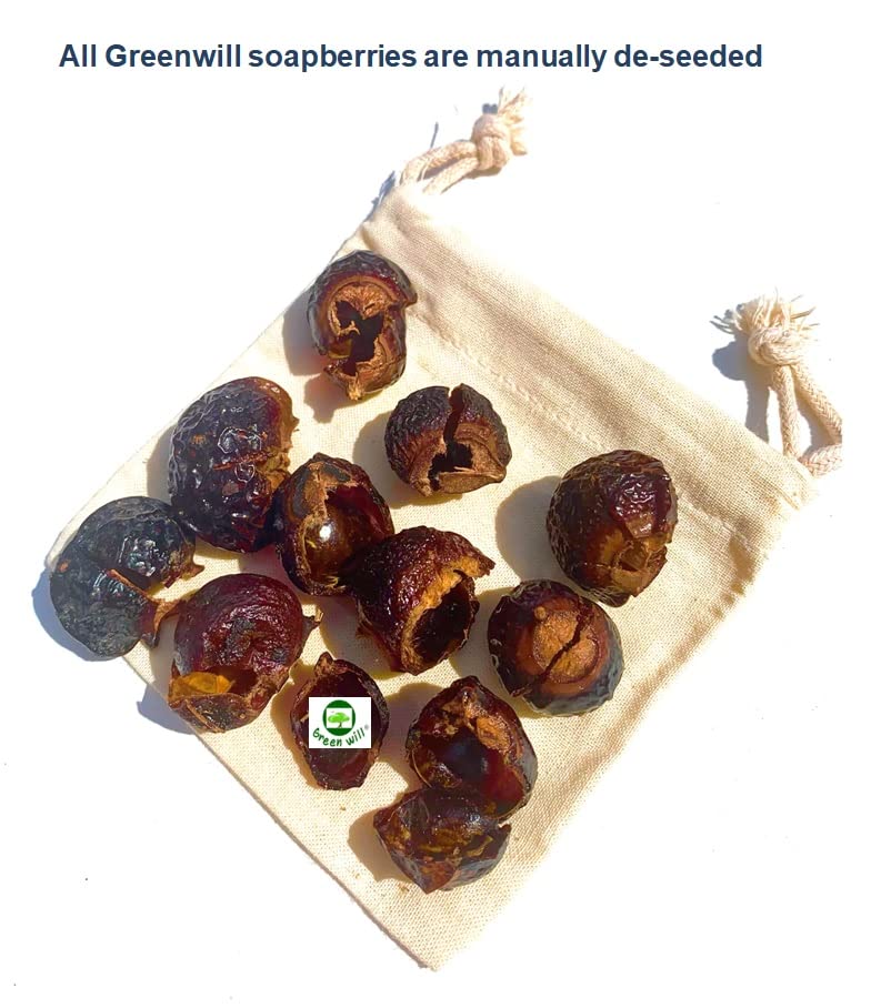 Organic Soap Nuts 1.5 lb - Natural Laundry Detergent Alternative with Reusable Wash Bag - Eco-Friendly Cleaning for Clothes, Baby Items & Delicates