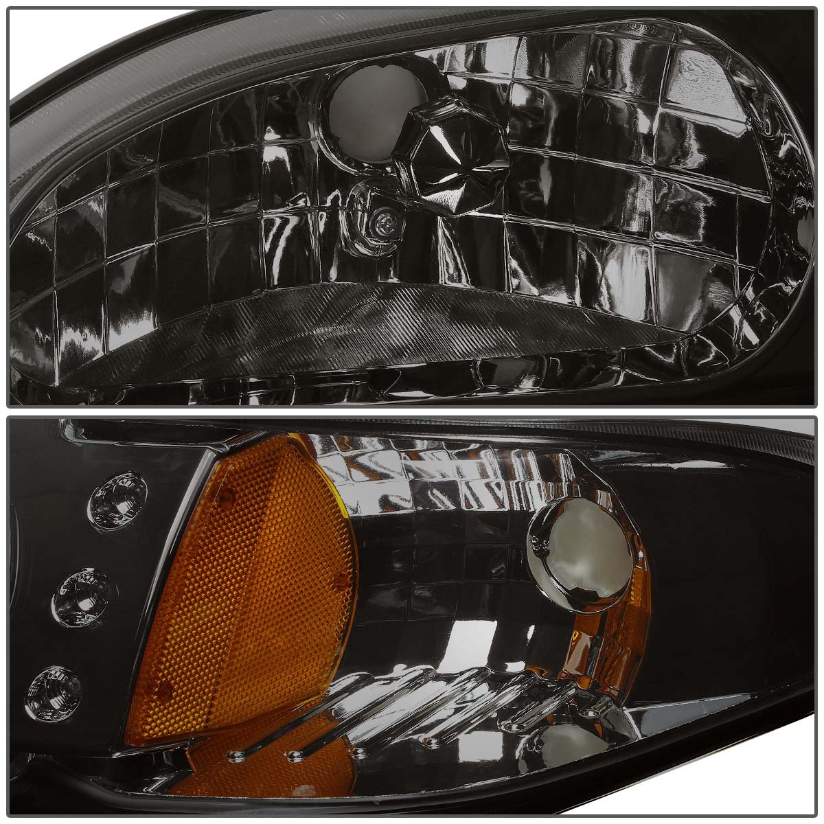 DNA MOTORING LED DRL Front Bumper Headlights - Replacement Daytime Running Lights for Cars & Trucks - Upgrade Your Vehicle's Style & Safety for Day & Night Driving