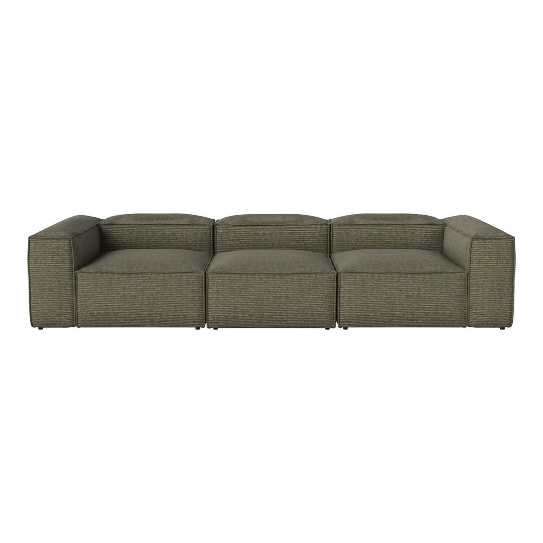 Cosima 3-Seater Sofa - Modern Living Room Couch for Small Spaces | Comfortable Fabric Sectional Sofa for Apartments & Home Decor
