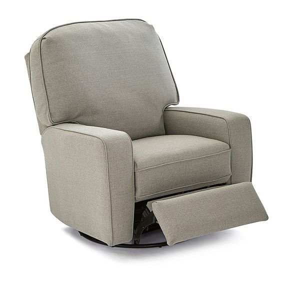 Bilana Swivel Glider Recliner Chair - 360 Degree Rotating Rocker with Smooth Gliding Motion - Perfect for Nursery, Living Room & Home Theater Relaxation