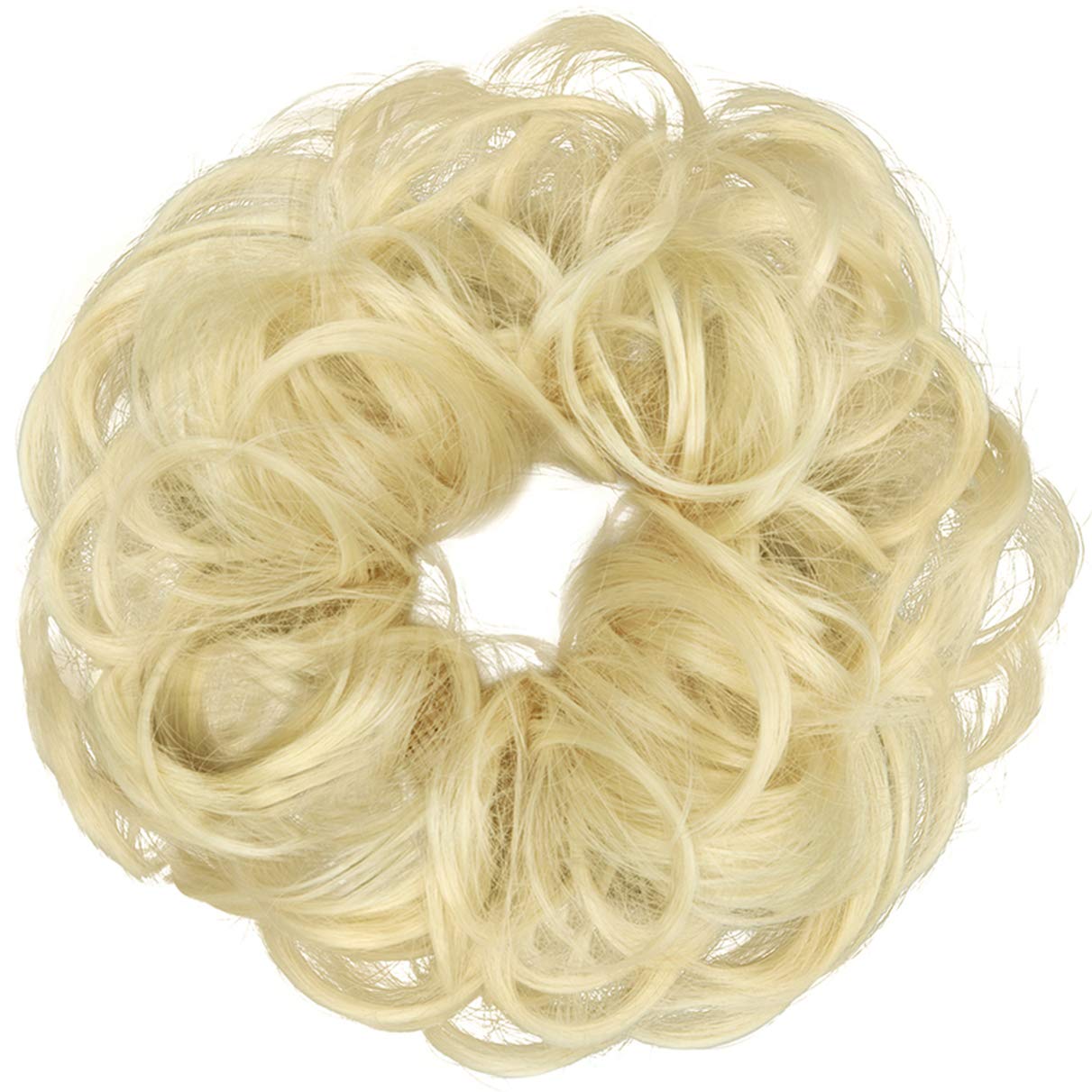 Messy Bun Hair Extensions - Clip-in Chignon Hairpiece for Updo & Ponytail | Perfect for Weddings, Parties & Everyday Styling