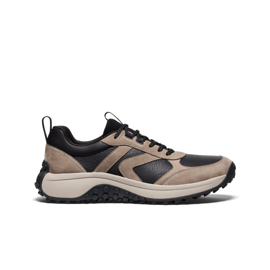 Men's KS86 Genuine Leather Sneakers - Brindle/Plaza Taupe Color | Comfortable Casual Shoes for Walking, Work & Everyday Wear