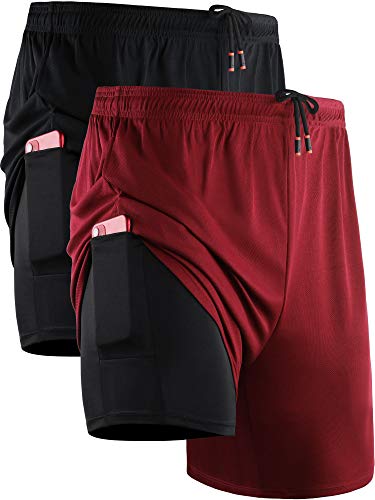 6070 Black/Red,2 Pack