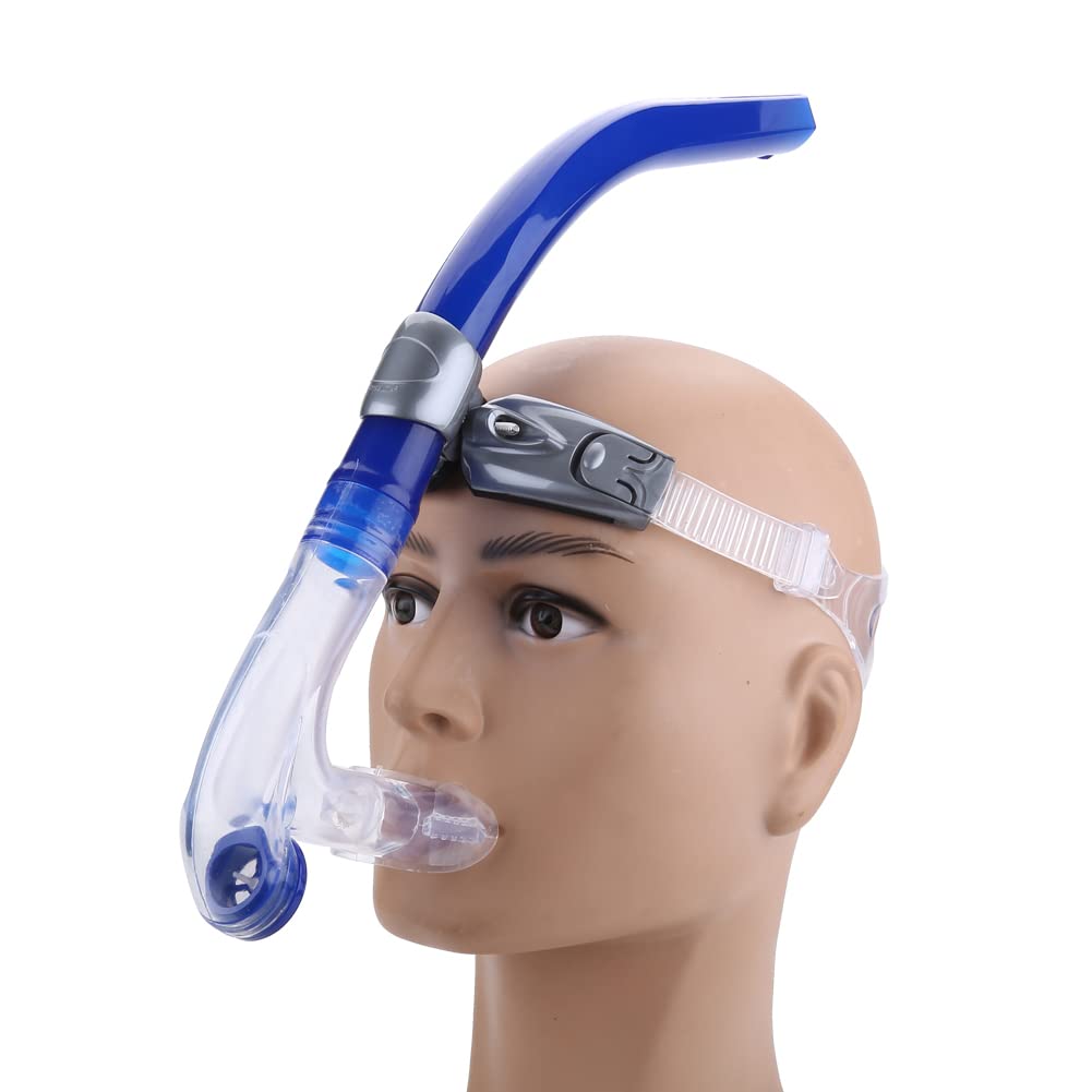 Premium Silicone Diving Snorkel with Comfortable Bite Mouthpiece - Low Resistance Front Breathing Tube for Scuba Diving, Snorkeling & Water Sports | Perfect for Ocean Exploration, Pool Training & Beach Vacations