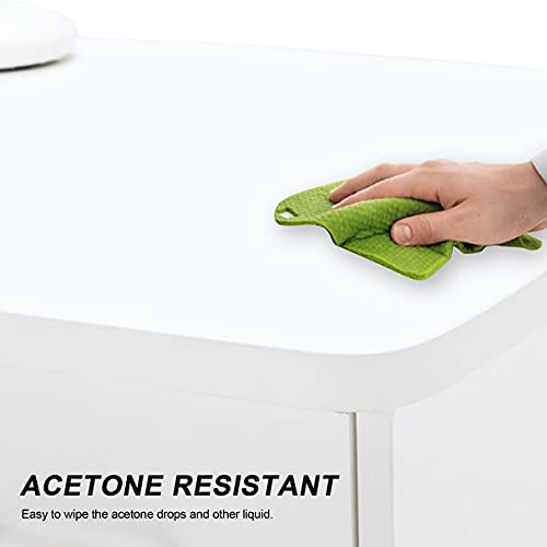 Professional Manicure Table for Nail Technicians - Acetone-Resistant Nail Salon Desk with 4 Drawers, 2 Storage Cabinets & Lockable Wheels - Ergonomic Wrist Pad - Perfect for Beauty Salons, Nail Studios & Home Spa Use