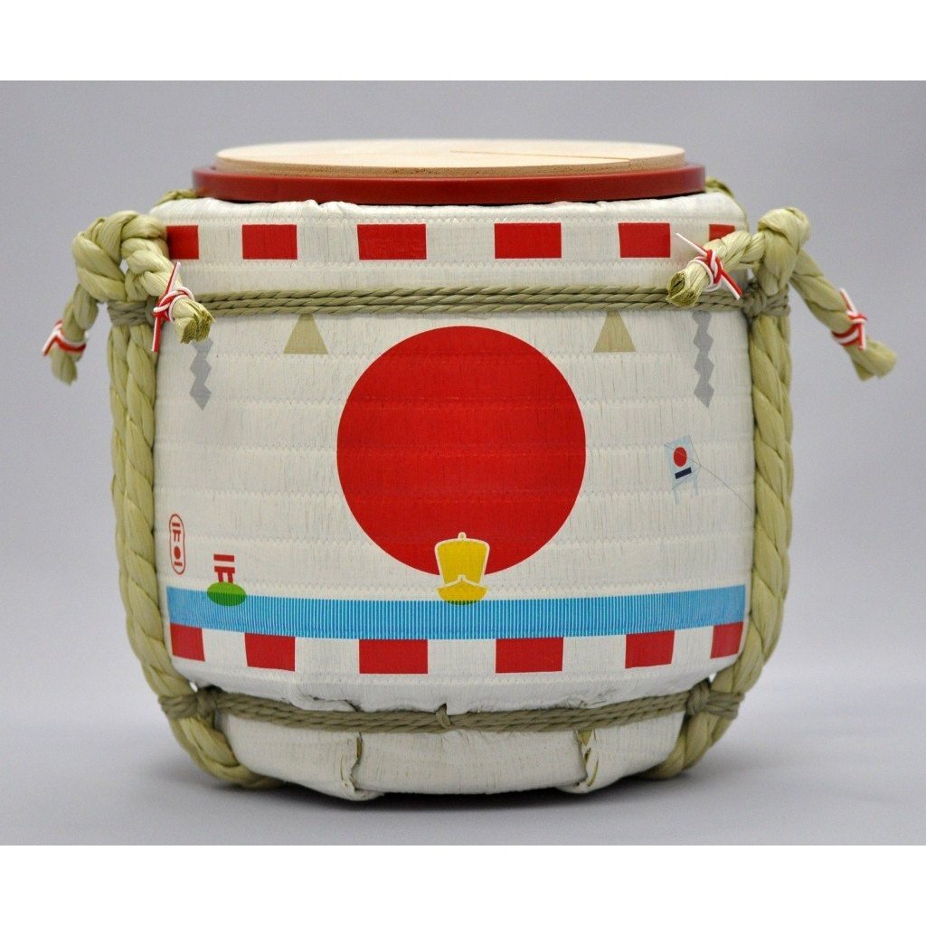 Premium Mini Kagami Biraki Sake Set - Traditional Japanese Ceremonial Rice Wine Cups for New Year Celebrations, Weddings & Special Occasions
