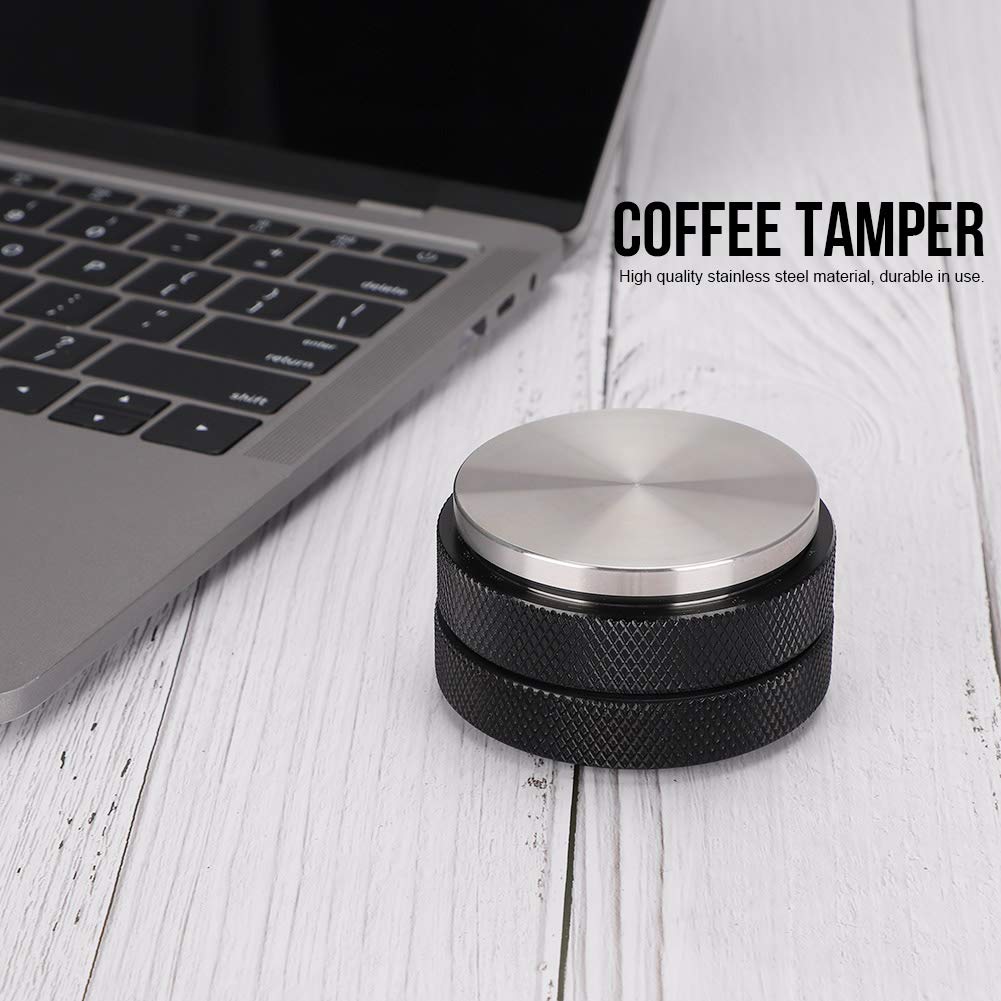 Premium Stainless Steel Coffee Tamper - Rustproof & Ergonomic Design for Espresso Making | Portable Barista Tool for Home & Coffee Shop Use | Perfect for Latte Art & Professional Brewing