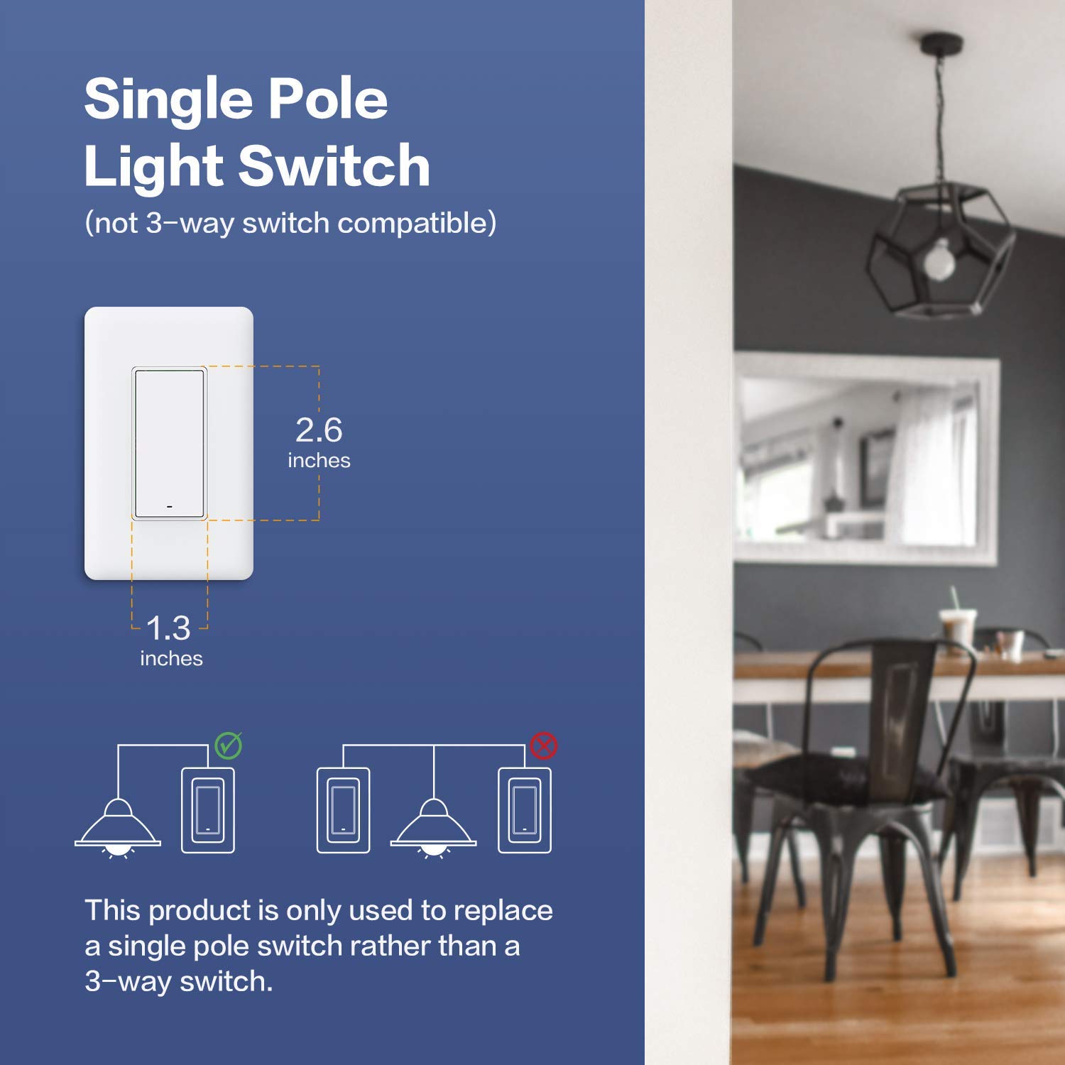 Aqara Smart Light Switch (No Neutral, Single Rocker) & Door/Window Sensor Kit - Zigbee Hub Compatible, Remote Control & Timer for Smart Home Automation | Perfect for Bedroom, Living Room & Garage Lighting Control