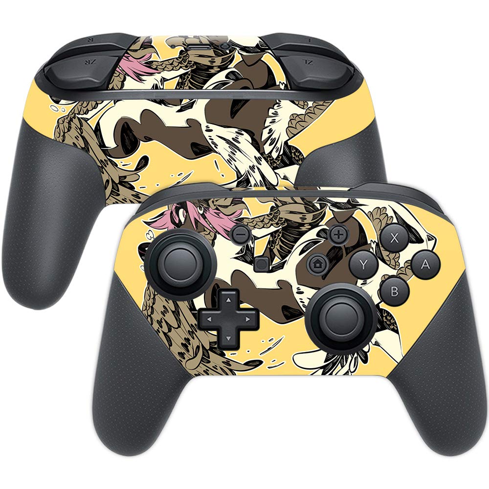 MightySkins Protective Vinyl Decal Wrap Cover for Nintendo Switch Pro Controller - Boobrie Design | Durable, Customizable Skin | Easy to Apply & Remove | Made in USA | Perfect for Gaming, Travel & Personalization