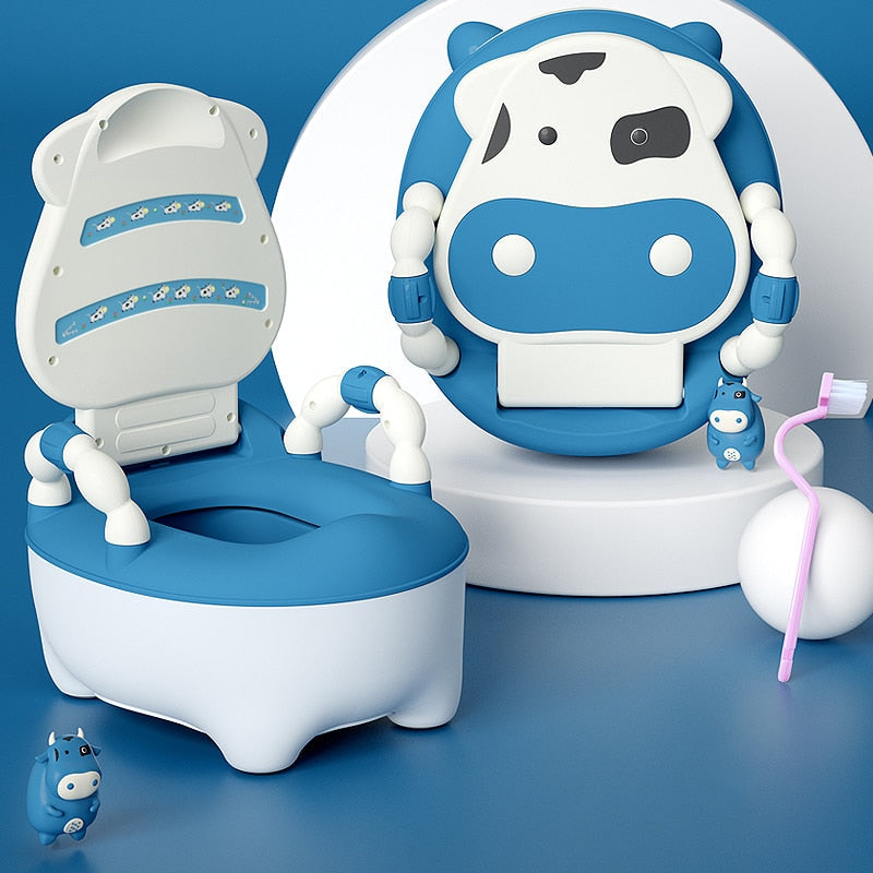 Baby Toilet Seat for Toddlers - Soft Cushioned & Anti-Slip Design for Safety & Comfort - Potty Training Essentials for Home & Travel Use