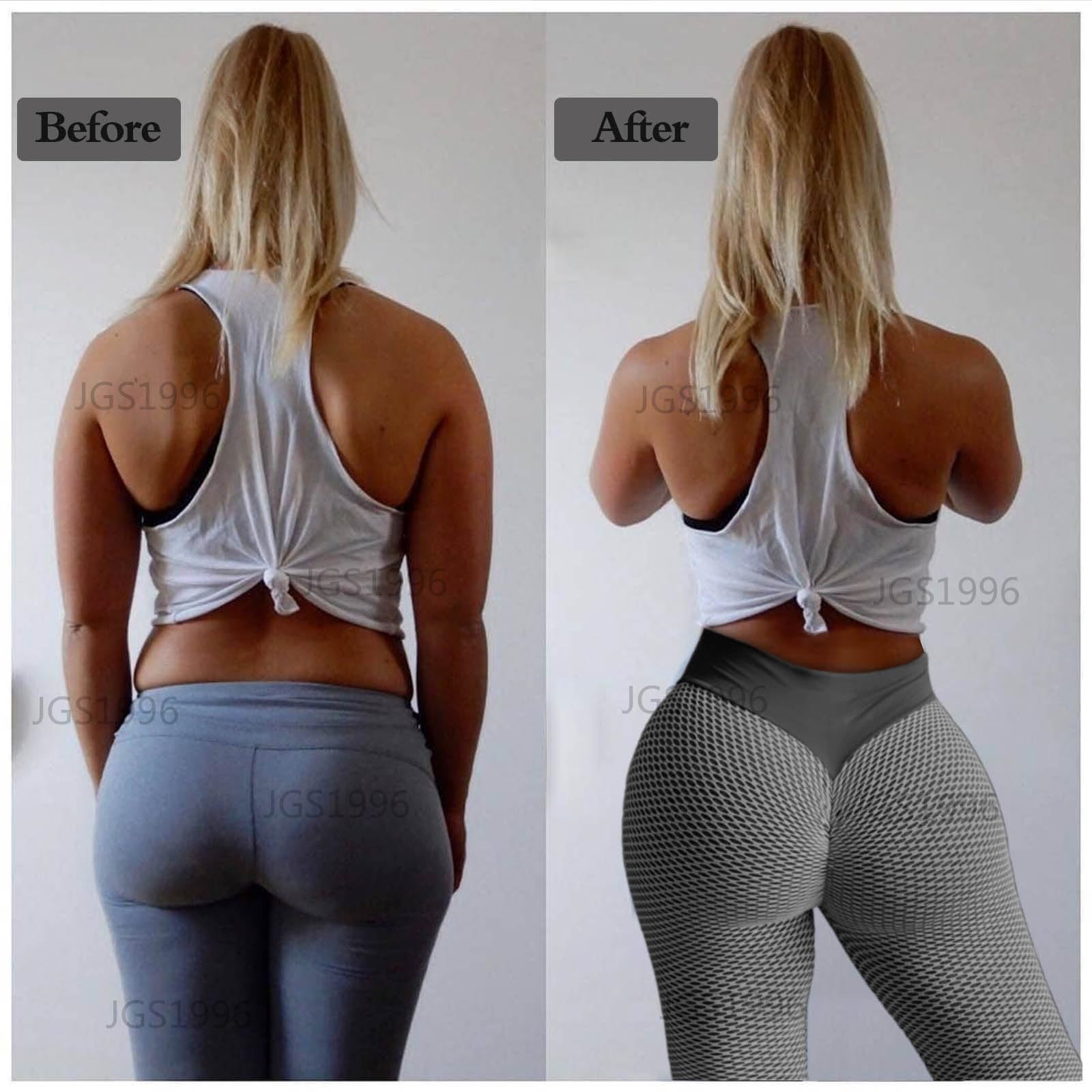 JGS1996 Women's Butt Lifting Leggings - High Waisted Tummy Control Yoga Pants with Scrunch Booty Design for Workout & Gym | Perfect for Yoga, Running, Fitness & Daily Wear