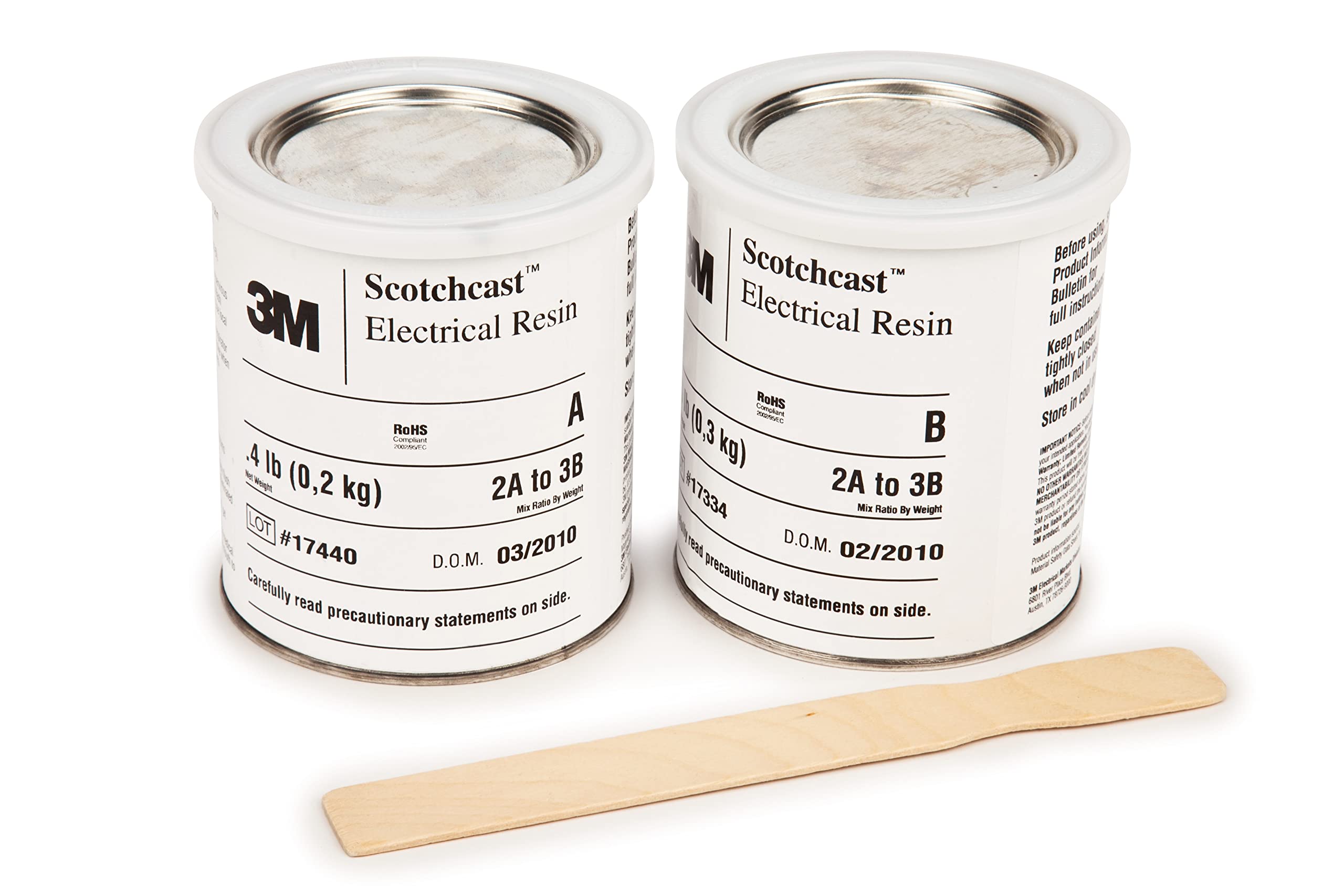 3M Scotchcast Electrical Liquid Resin 226-1GAL-11LBS/KIT - 1 Gallon Epoxy Resin for Electrical Insulation & Moisture Protection - Ideal for Cable Joints, Transformers & Electrical Repairs