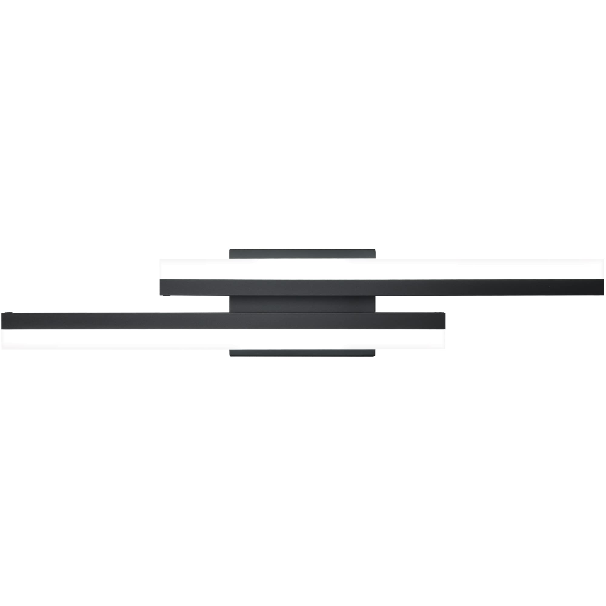 PRESDE 24 Inch Modern Black LED Vanity Light Fixture for Bathroom - Over Mirror Lighting (6000K Cool White) - Perfect for Makeup, Shaving & Grooming
