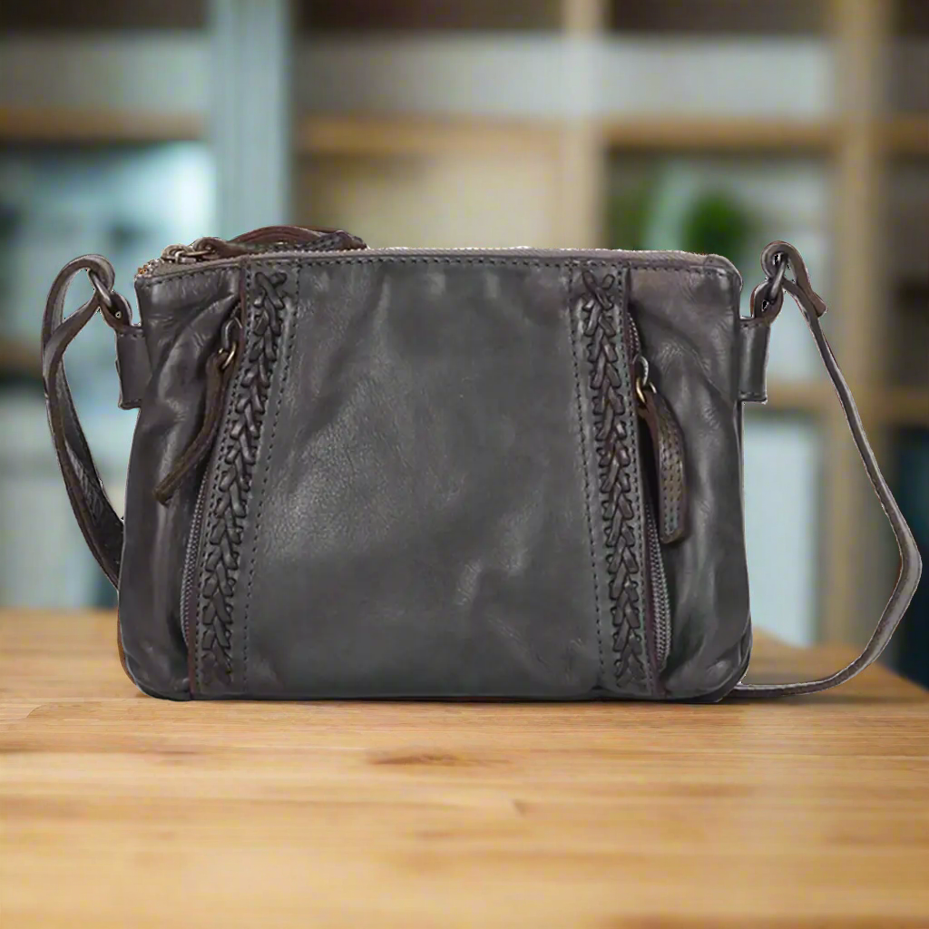MET Crossbody Braided Bag for Women - Stylish Leather Shoulder Purse with Adjustable Strap, Perfect for Travel, Shopping & Everyday Use