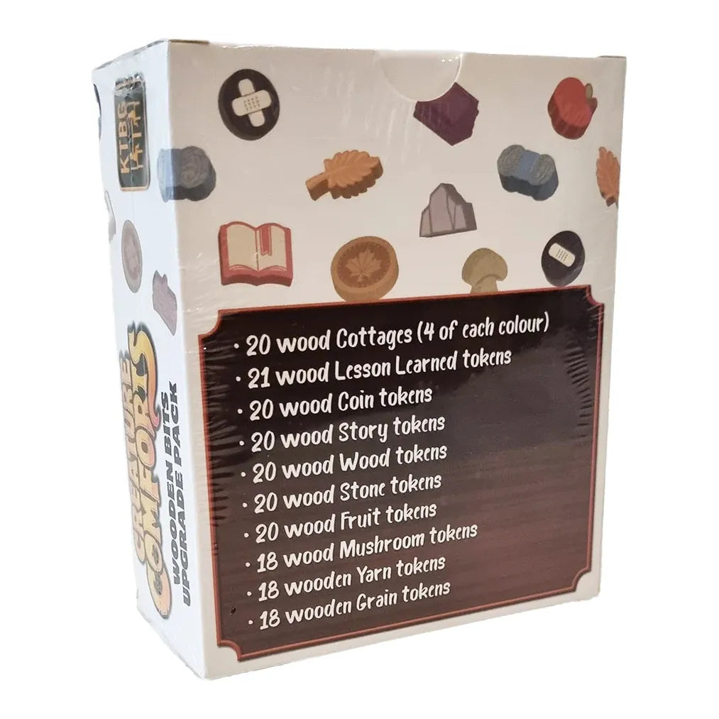 Creature Comforts: Wooden Bits Upgrade Pack for DIY Projects & Home Decor – Perfect for Miniature Models, Dollhouses, and Crafting