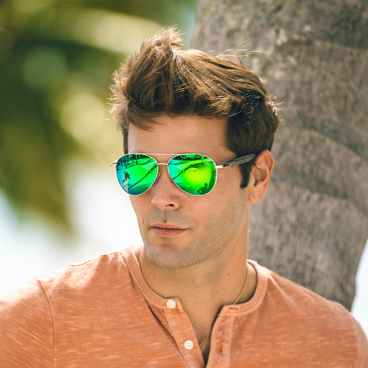 Abaco Burton Polarized Sunglasses for Men & Women - UV Protection, Anti-Glare, Lightweight - Perfect for Driving, Fishing & Outdoor Activities