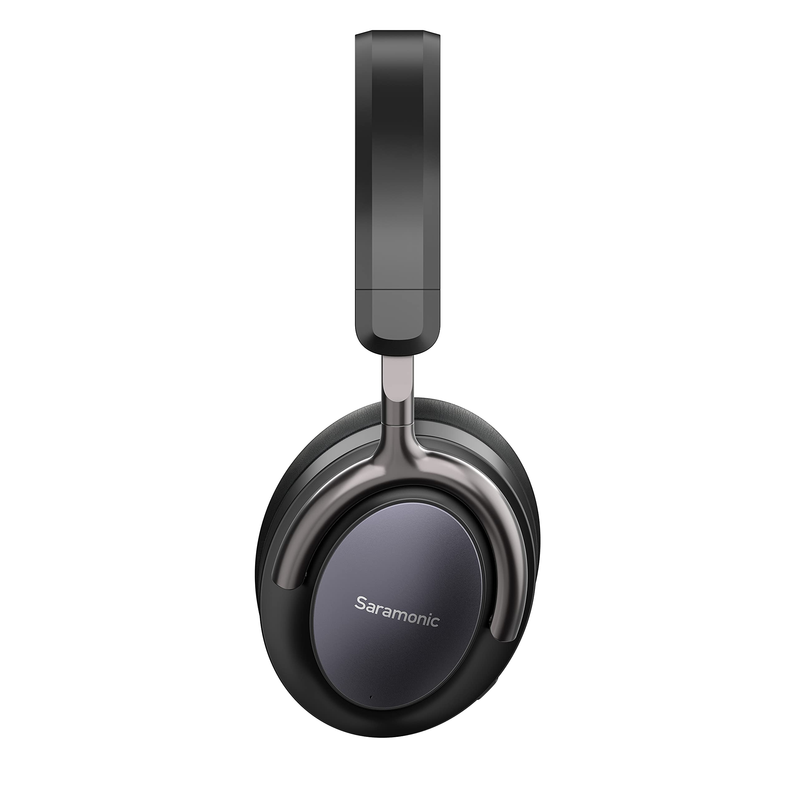 Saramonic SR-BH900 Wireless Bluetooth 5.0 Over-Ear Headphones with Active Noise Cancelling (ANC), 40mm Drivers & Leather Earpads - Perfect for Travel, Office Work & Music Listening (Black)
