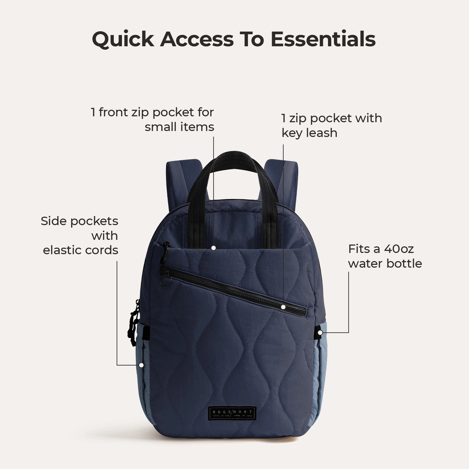 Paz 23L Lightweight Waterproof Hiking Backpack for Men & Women - Durable Travel Daypack for Outdoor Camping, Hiking, School & Work Commute