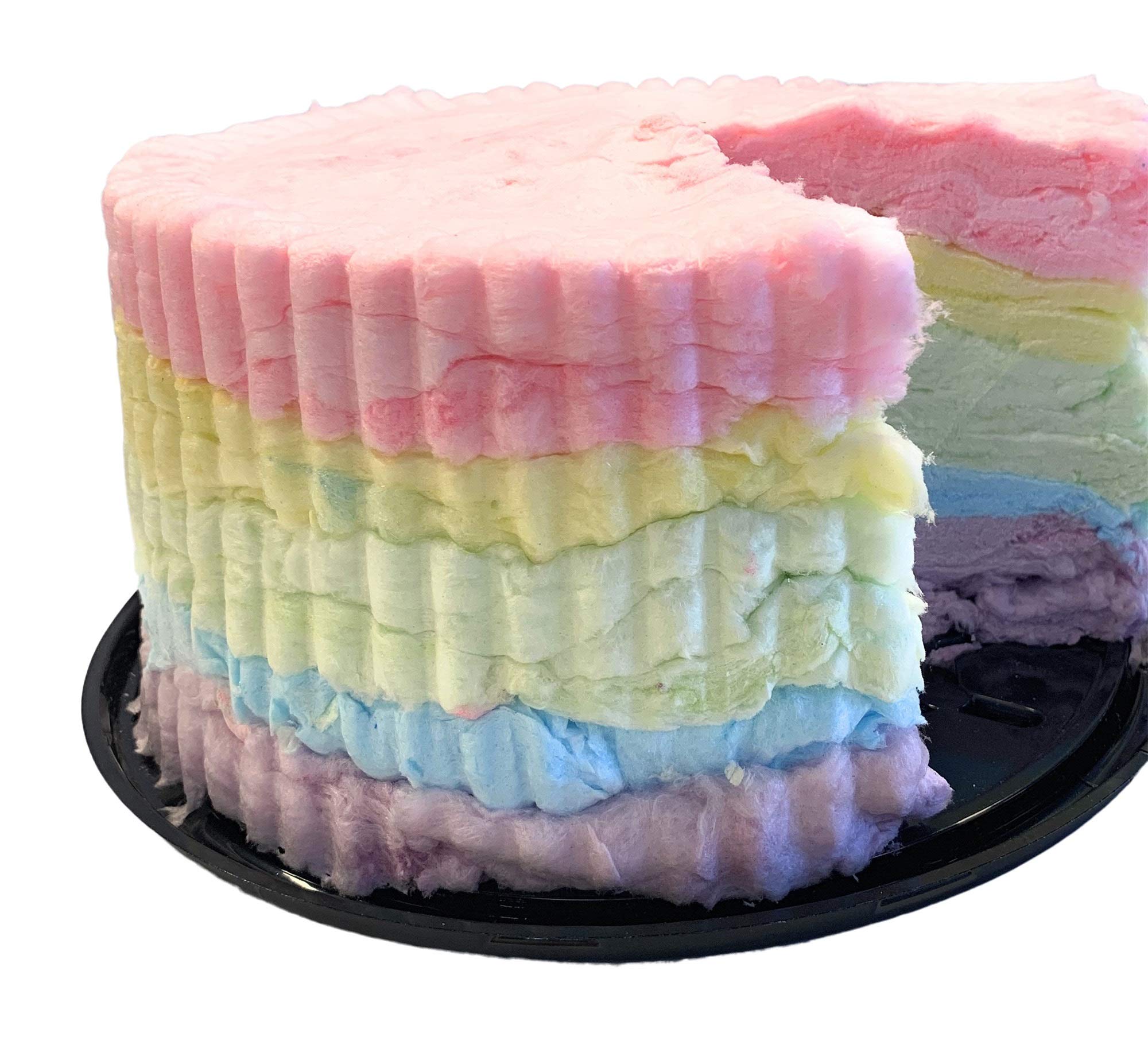 Rainbow Cotton Candy Birthday Cake - Fluffy & Sweet Celebration Cake for Parties, Baby Showers & Special Events | Perfect for Birthdays, Anniversaries & Festive Gatherings