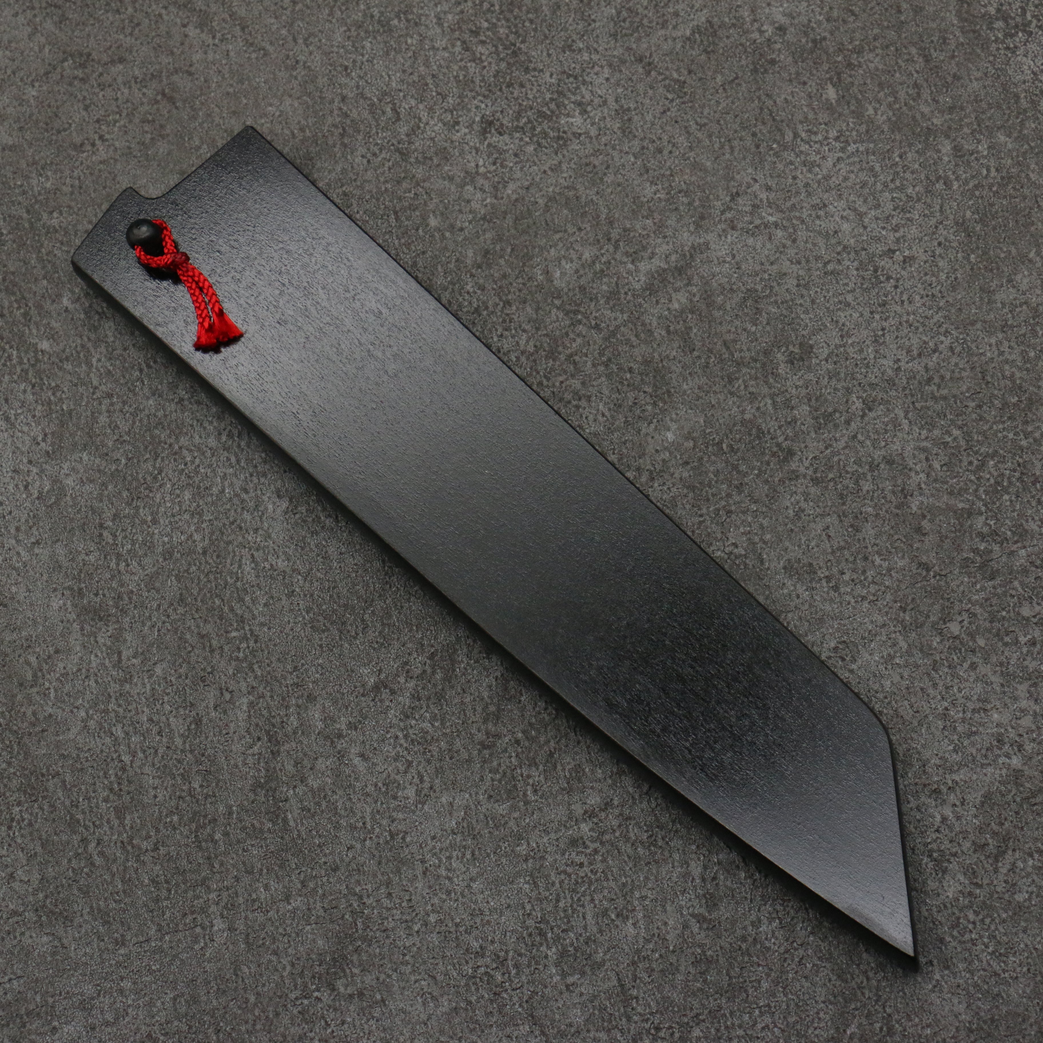 Premium Magnolia Wood Sheath for 240mm Kiritsuke Gyuto Knife - Black Lacquered Japanese Knife Cover - Perfect for Professional Chefs & Home Cooking Protection