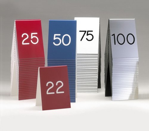 Engraved Number Tents 3.5