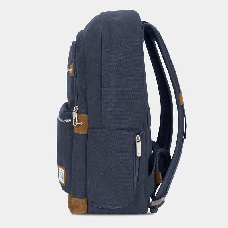 Travelon Anti-Theft Heritage Backpack - Secure & Stylish Travel Backpack for Women & Men | RFID Blocking, Cut-Resistant Straps | Perfect for Commuting, Hiking & International Travel