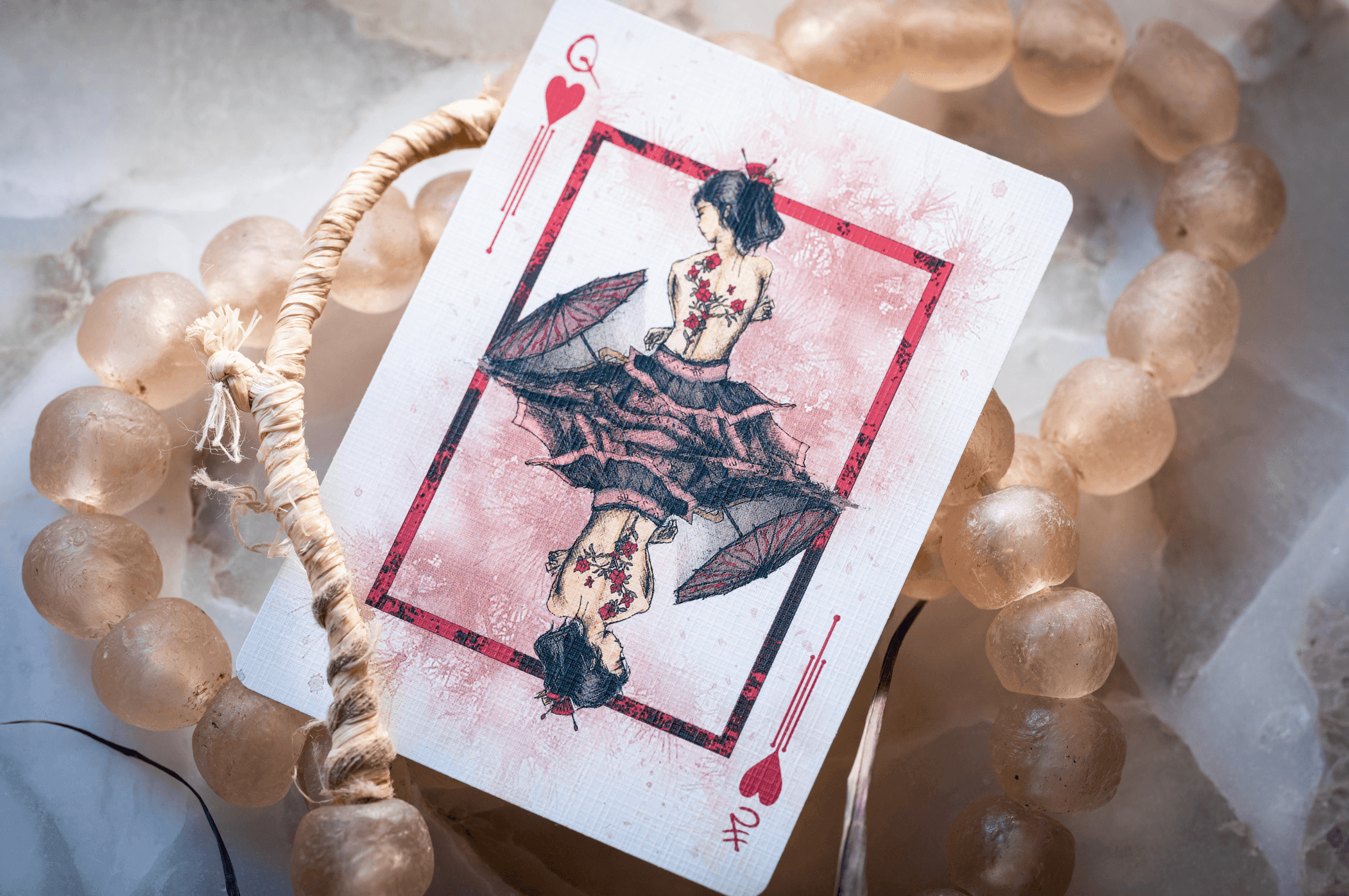 Shogun Playing Cards - Premium Japanese Rising Sun Design for Poker, Magic Tricks & Collectors - Perfect for Game Nights, Gifts & Cardistry