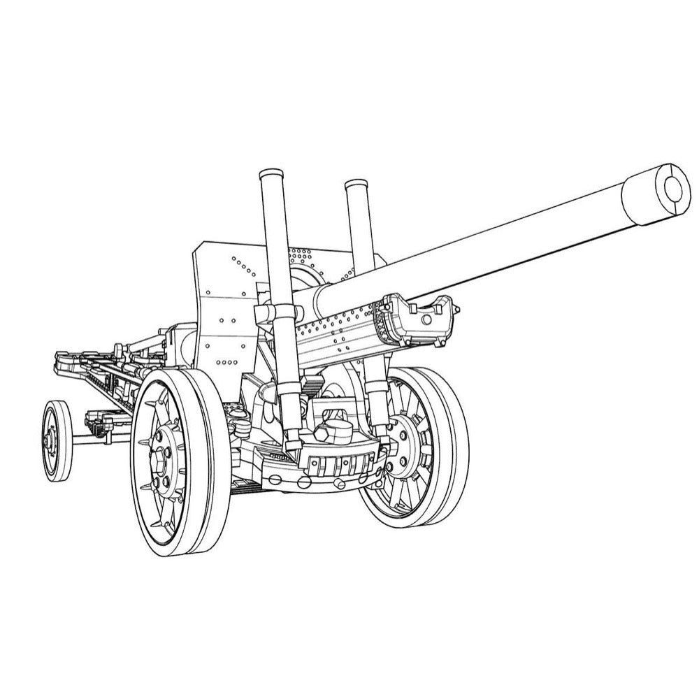 1/72 Scale ACE Models 72582 Soviet A-19 122mm Heavy Gun Model 1931/37 - Highly Detailed Military Diorama Kit for WWII Collectors & Model Builders - Perfect for Historical Displays & Wargaming Scenarios
