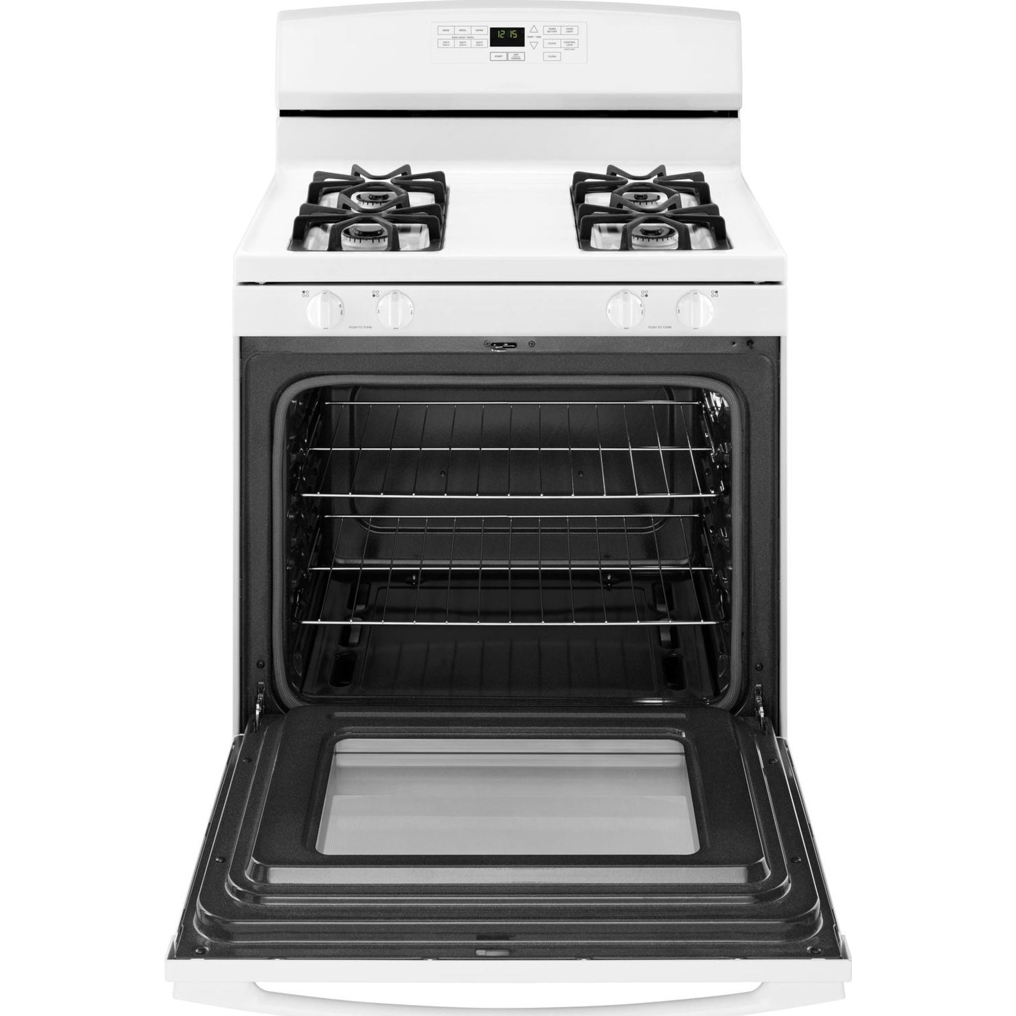 Amana AGR6603SFW 30 Inch Gas Range - White | 5 Burner Stove with Convection Oven | Perfect for Home Kitchen & Restaurant Cooking