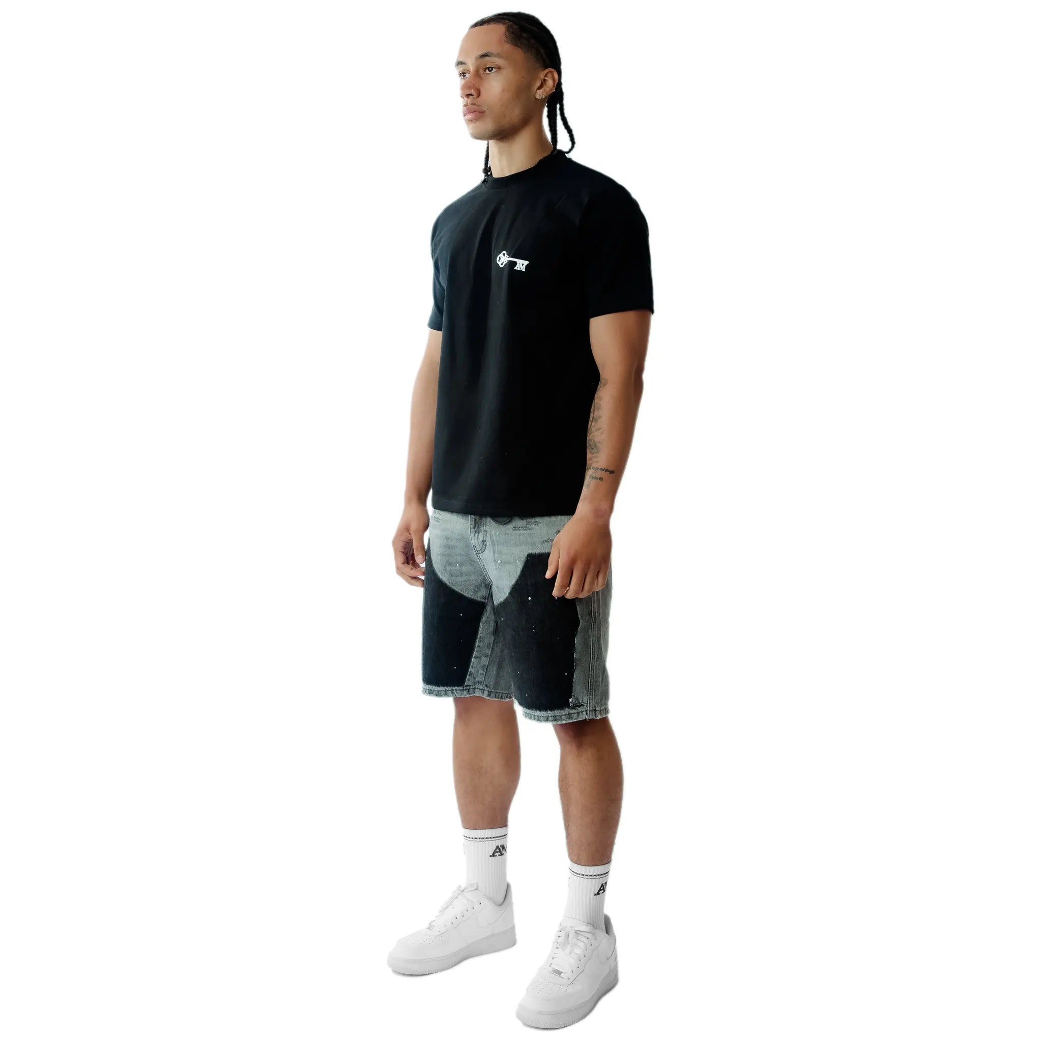 Amicci Adrano Grey Carpenter Shorts for Men - Durable Work Shorts with Multiple Pockets | Perfect for Construction, Hiking & Outdoor Activities