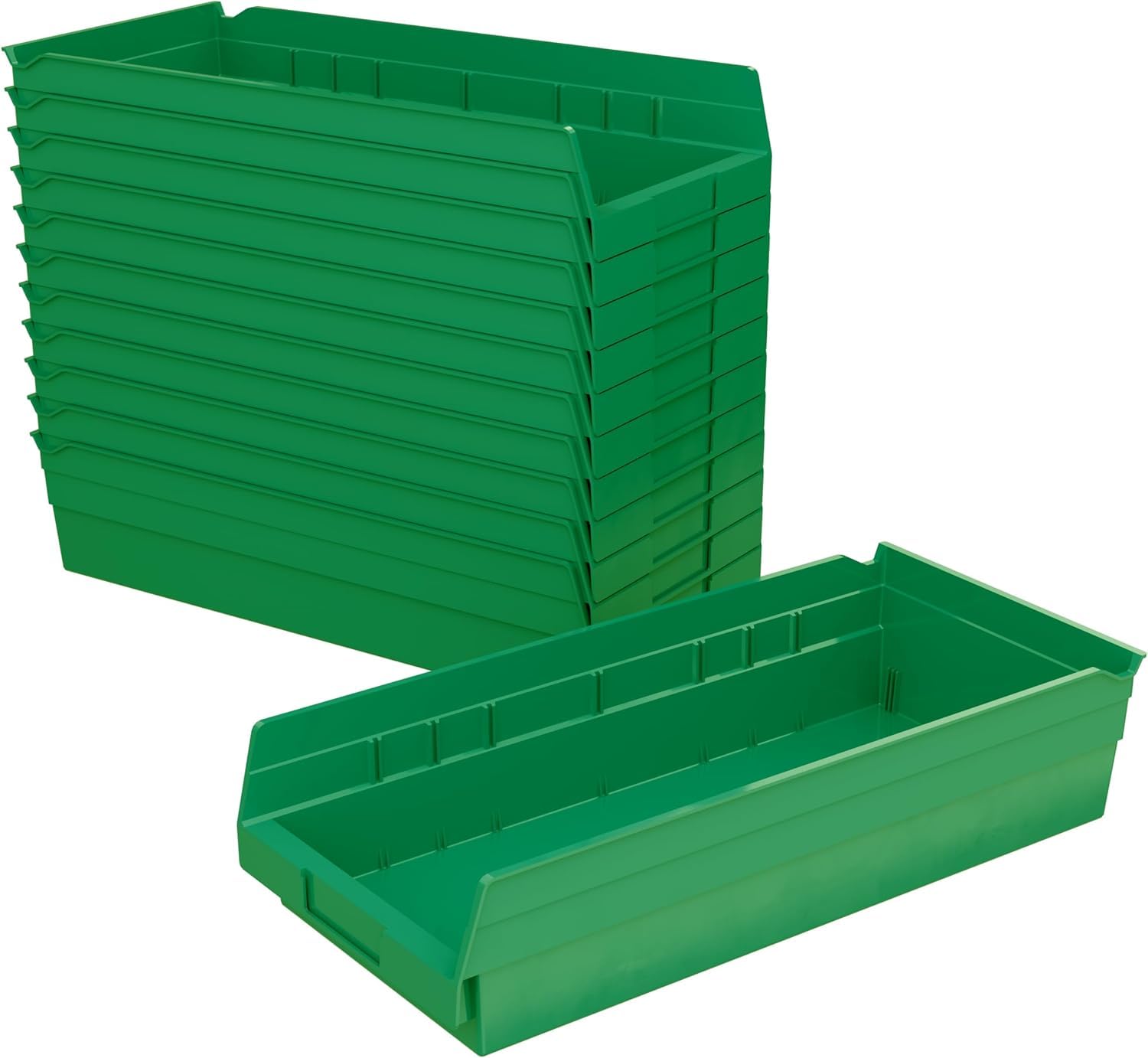 Akro-Mils 30158 Heavy Duty Plastic Storage Bins - 18